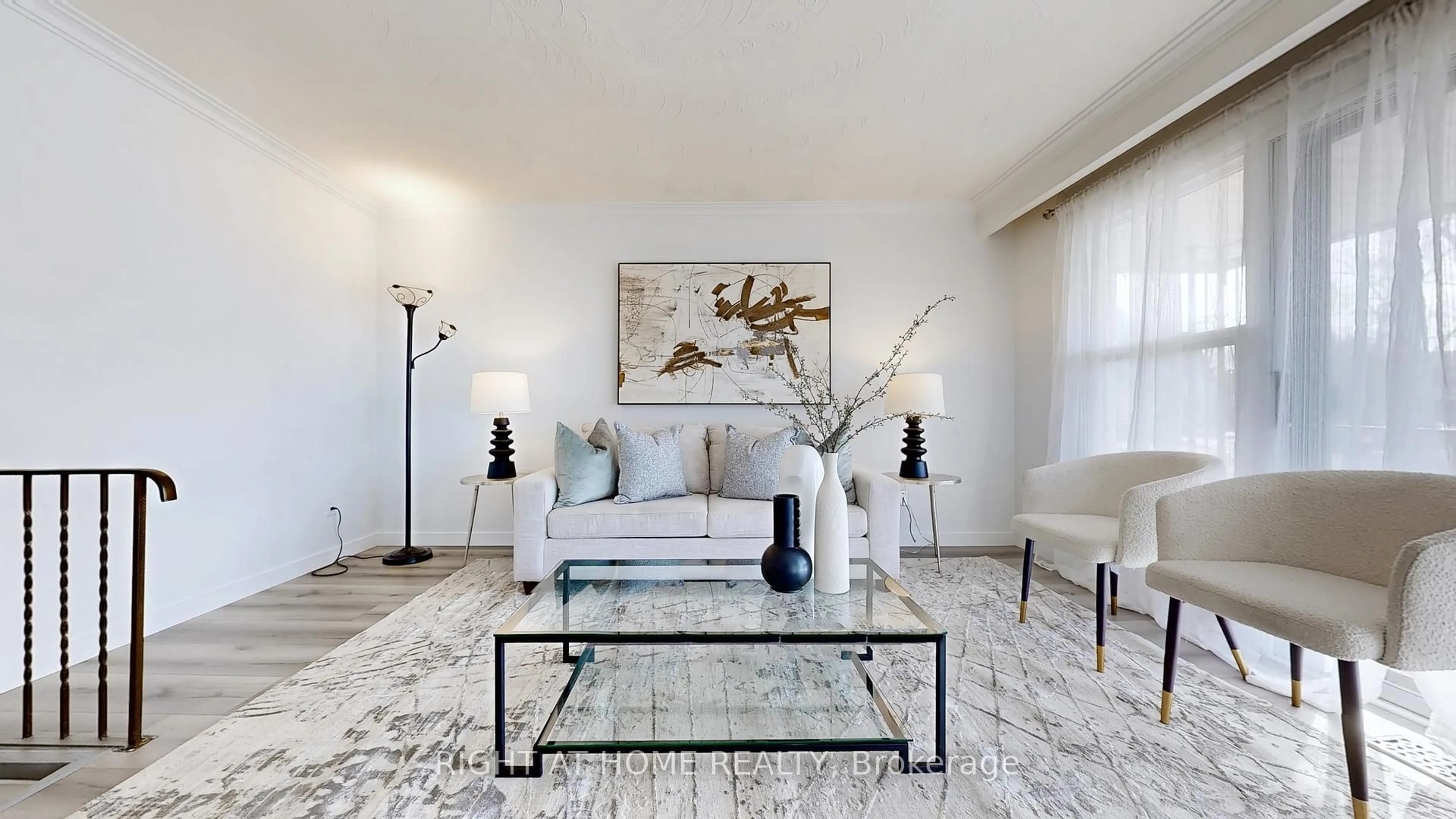 Living room with furniture, unknown for 12A Kenmore Ave, Toronto Ontario M1K 1B4