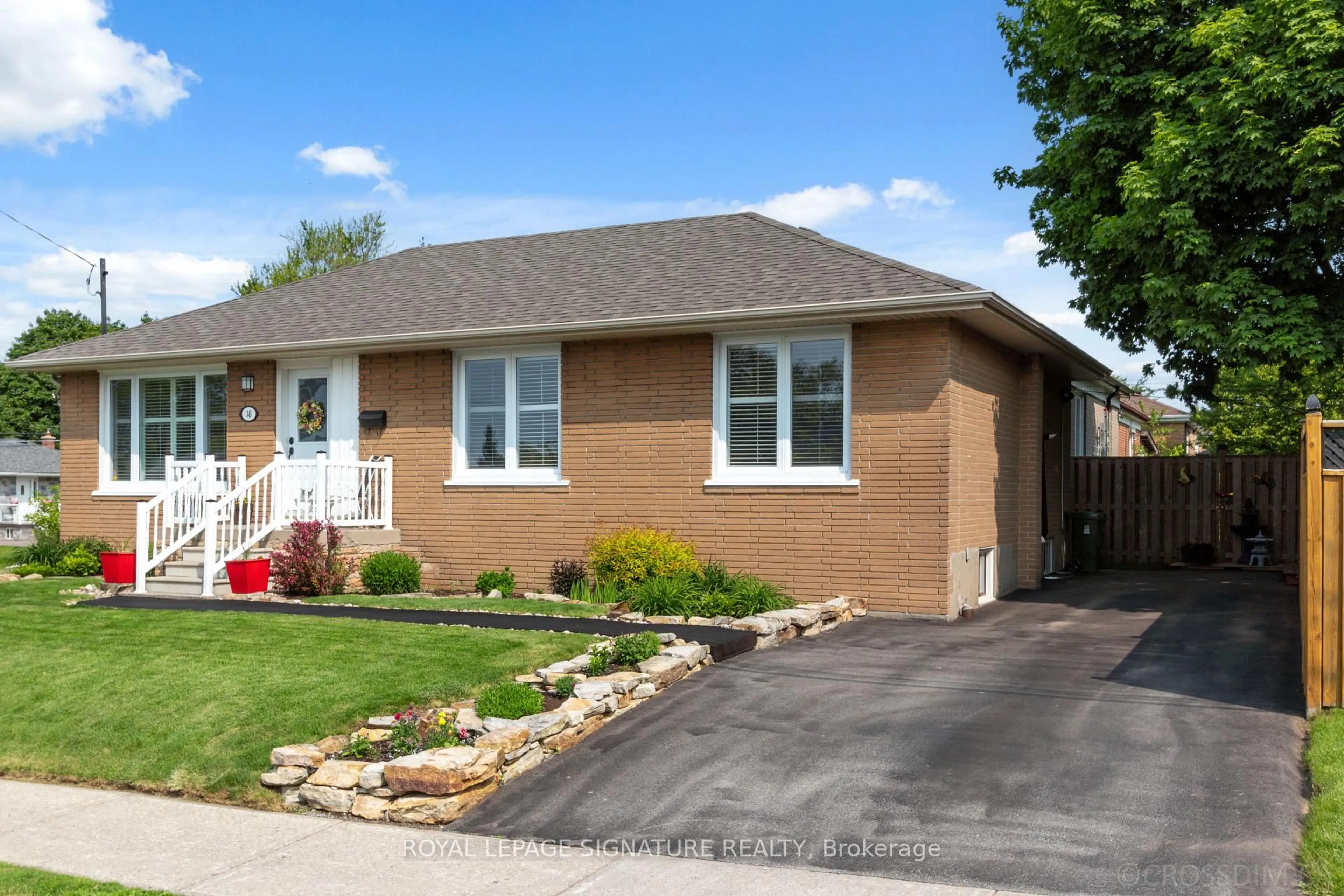 Home with brick exterior material, street for 18 Lupin Dr, Toronto Ontario M1R 4X3