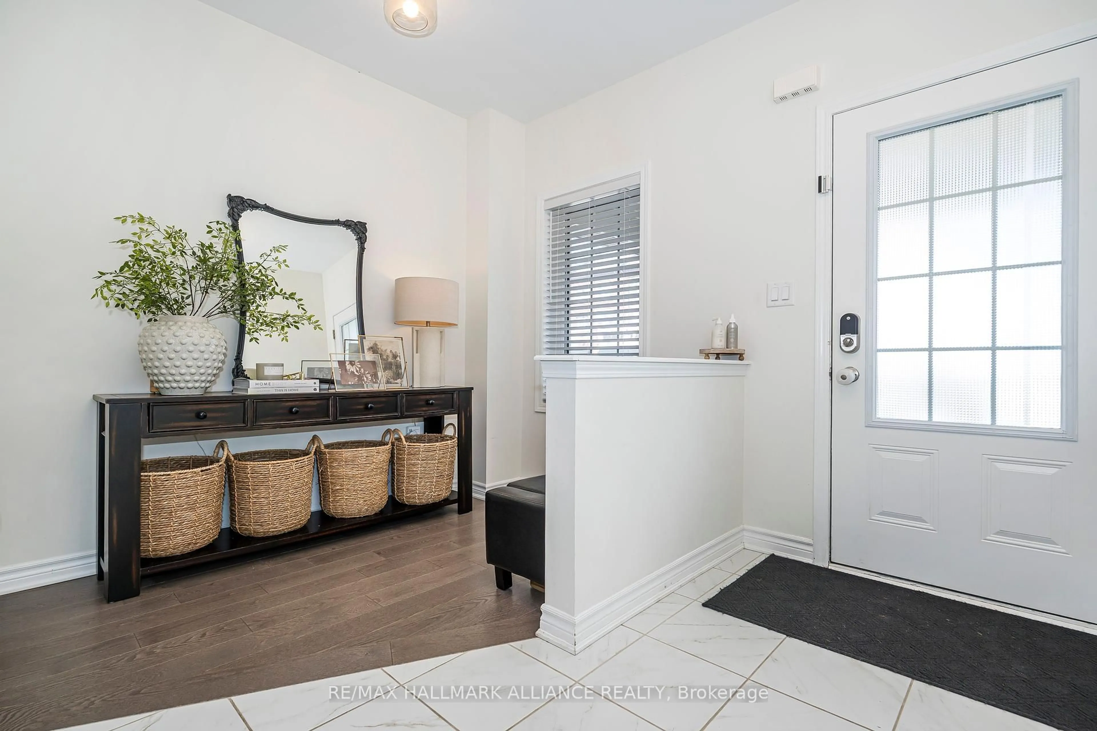 Indoor entryway for 45 George Holley St, Whitby Ontario L1P 0G4