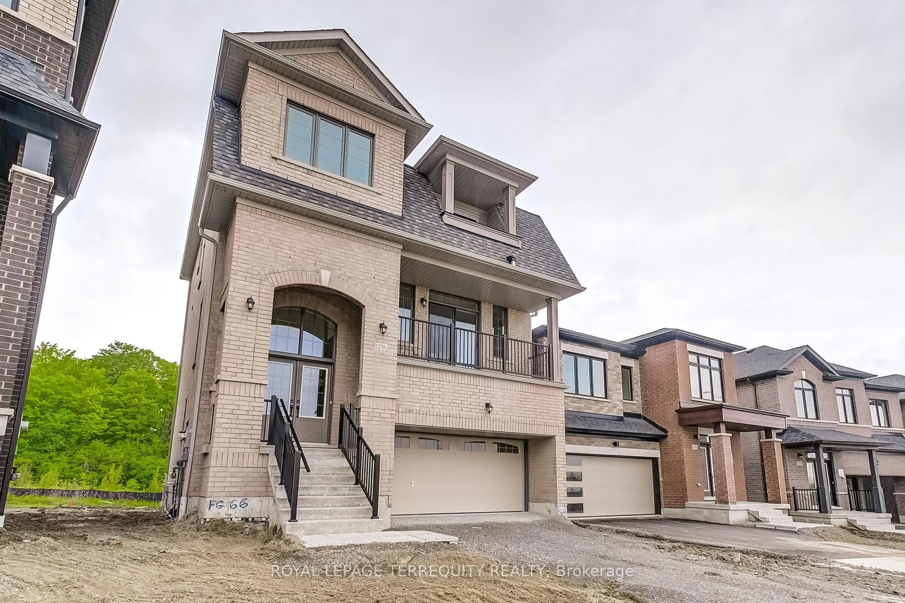 Home with brick exterior material, street for 1276 Talisman Manr, Pickering Ontario L1V 2P8