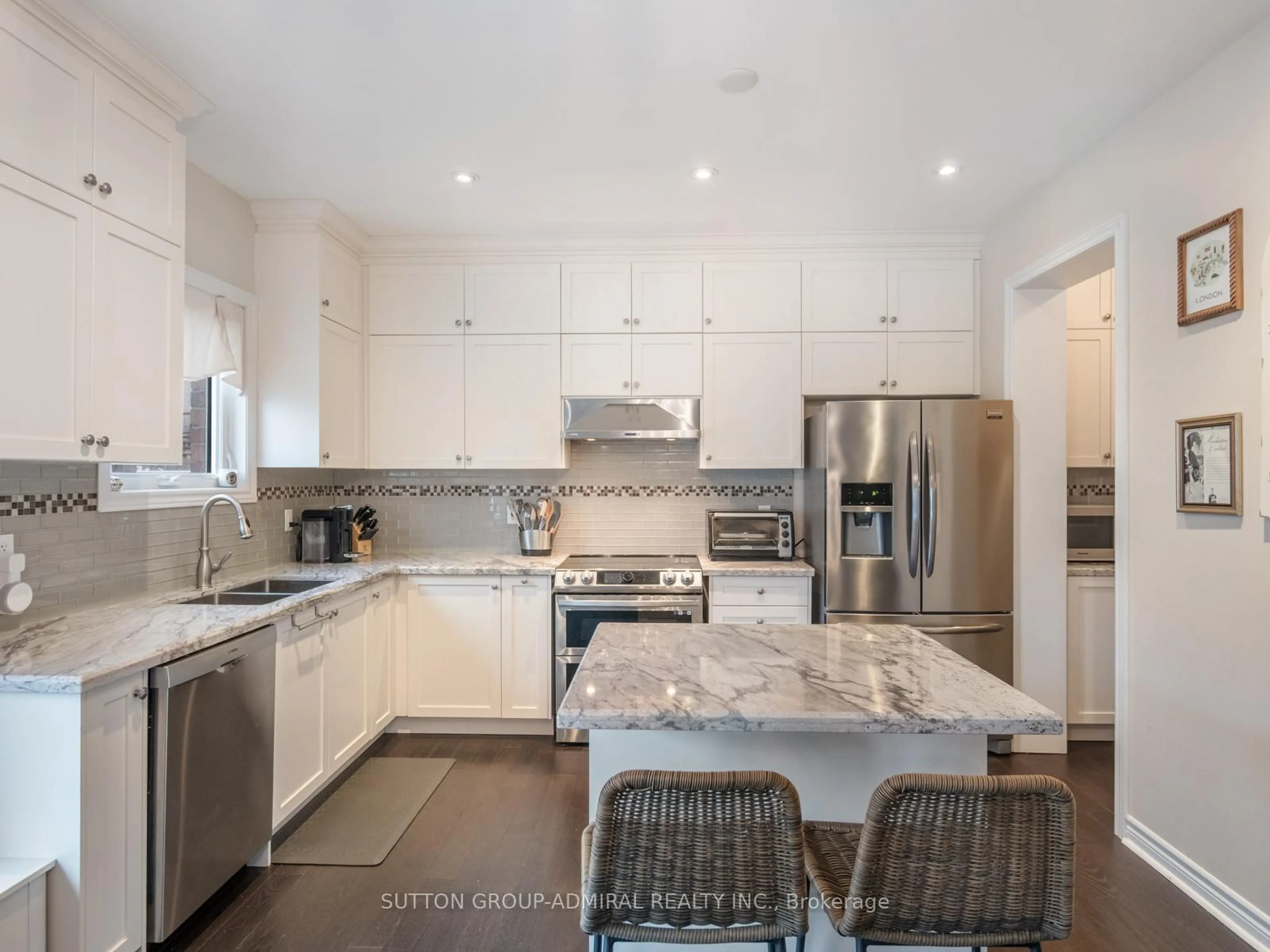 Open concept kitchen, ceramic/tile floor for 876 William Lee Ave, Oshawa Ontario L1K 0W2