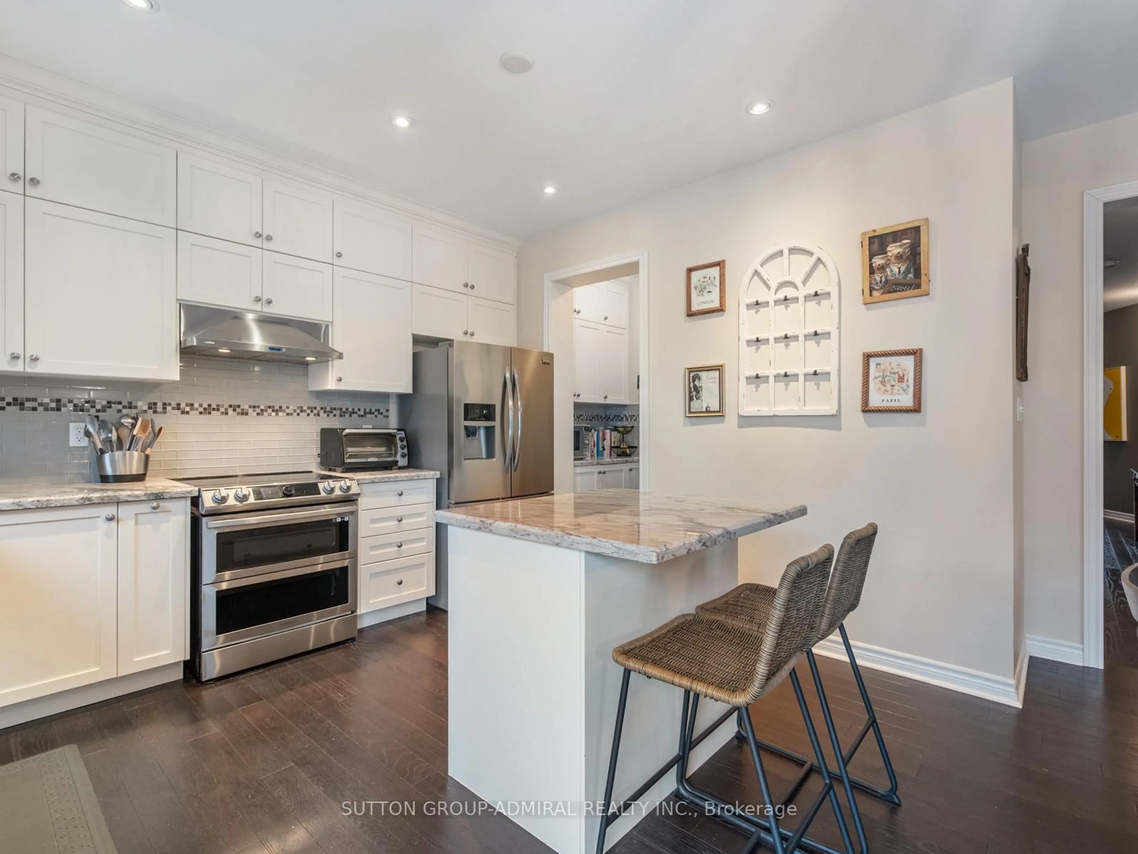 Open concept kitchen, ceramic/tile floor for 876 William Lee Ave, Oshawa Ontario L1K 0W2