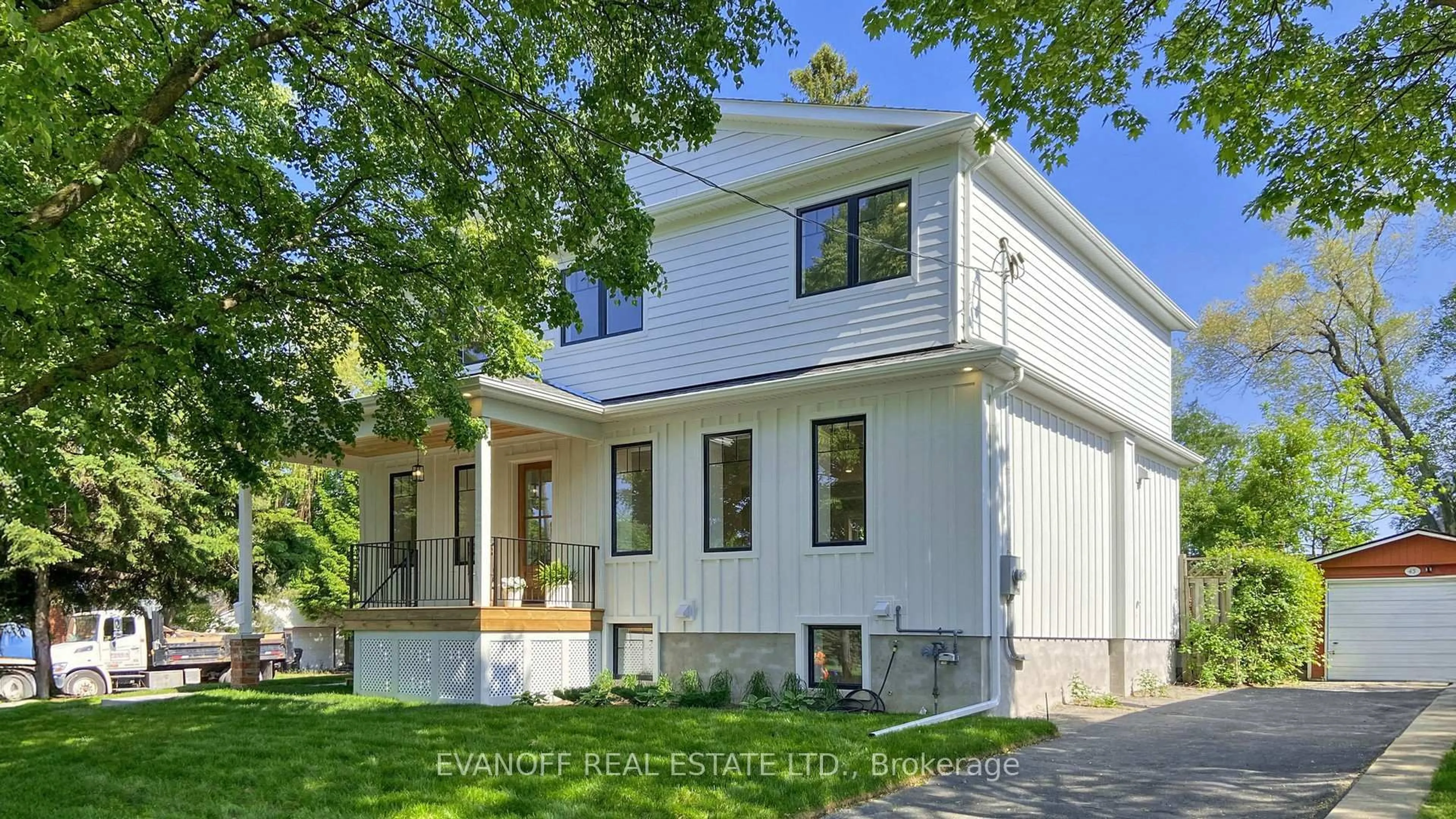 Home with vinyl exterior material, street for 45 Boyce Ave, Toronto Ontario M1J 1K4