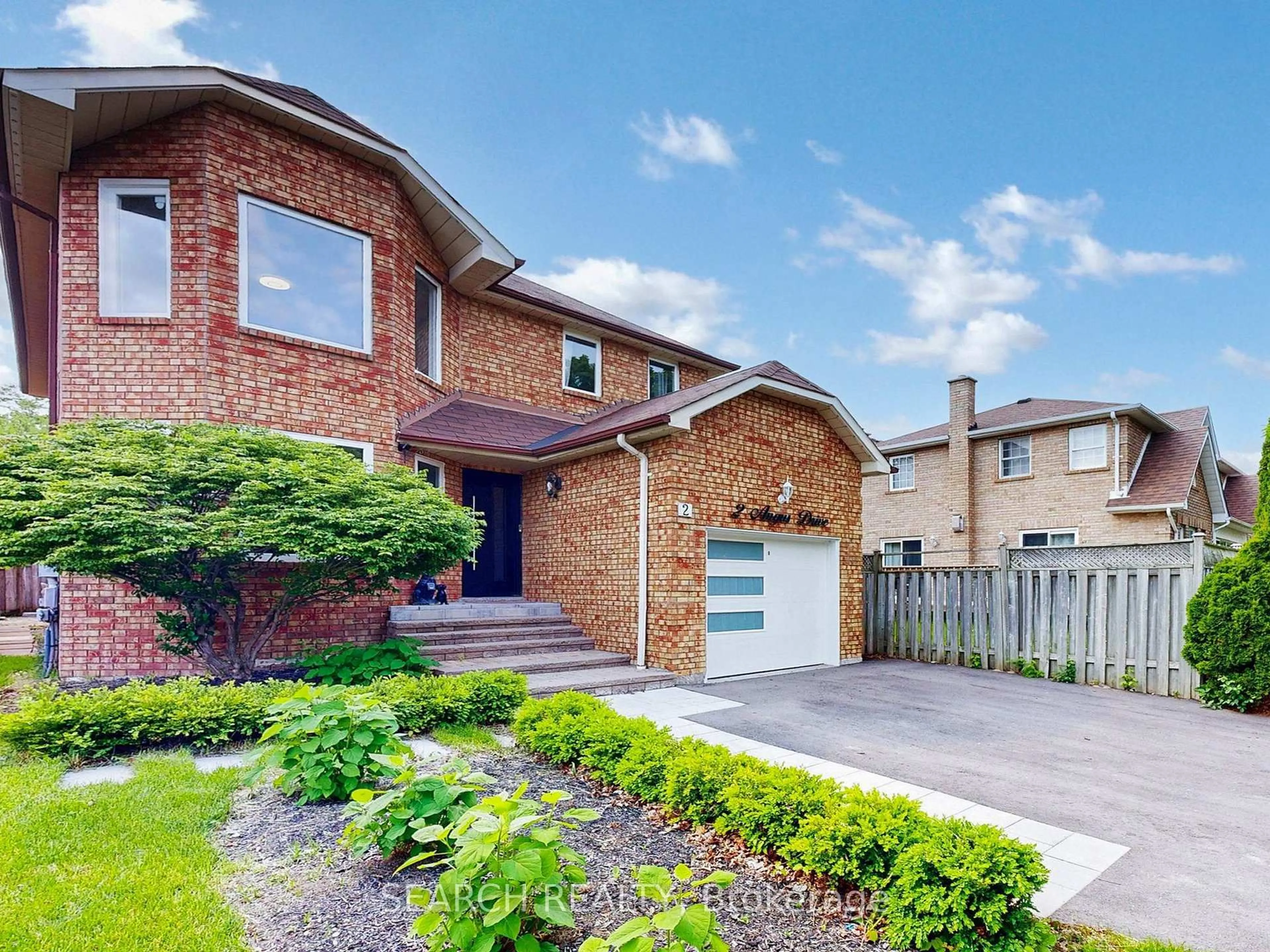 Home with brick exterior material, street for 2 Angus Dr, Ajax Ontario L1S 5B7