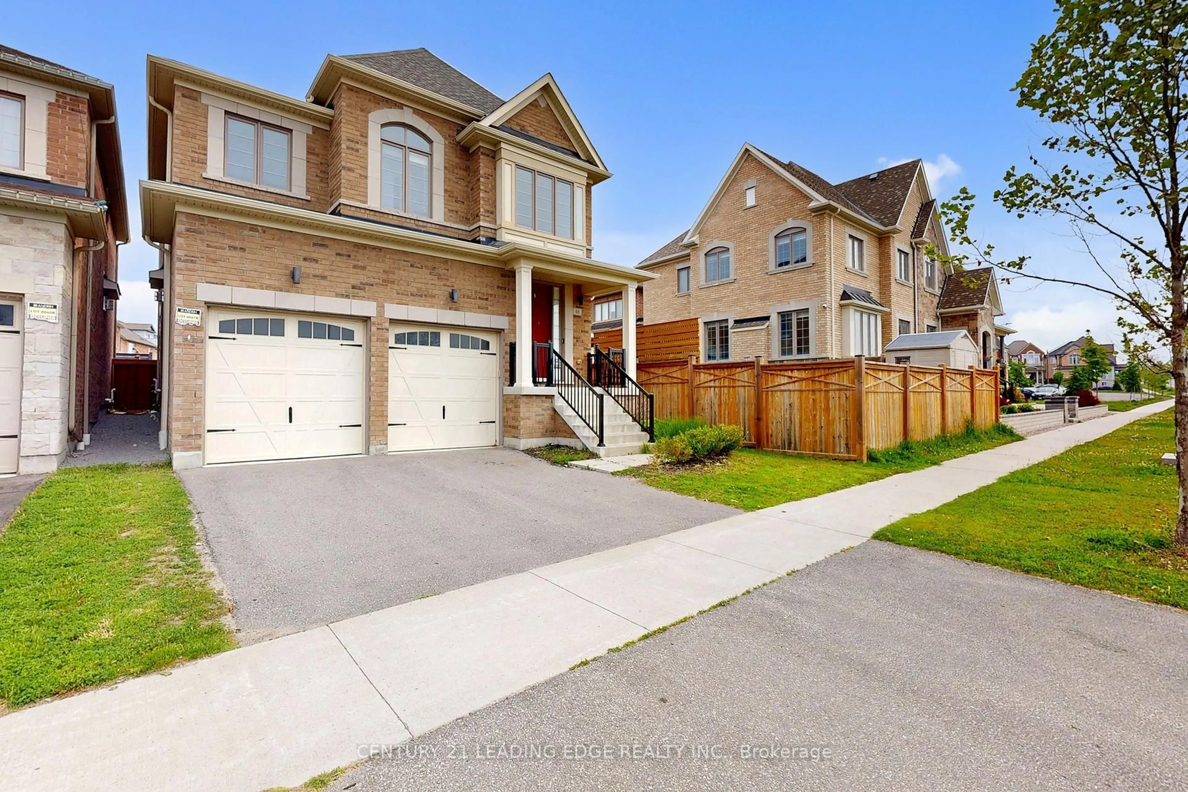 Home with brick exterior material, street for 48 Micklefield Ave, Whitby Ontario L1P 0C4