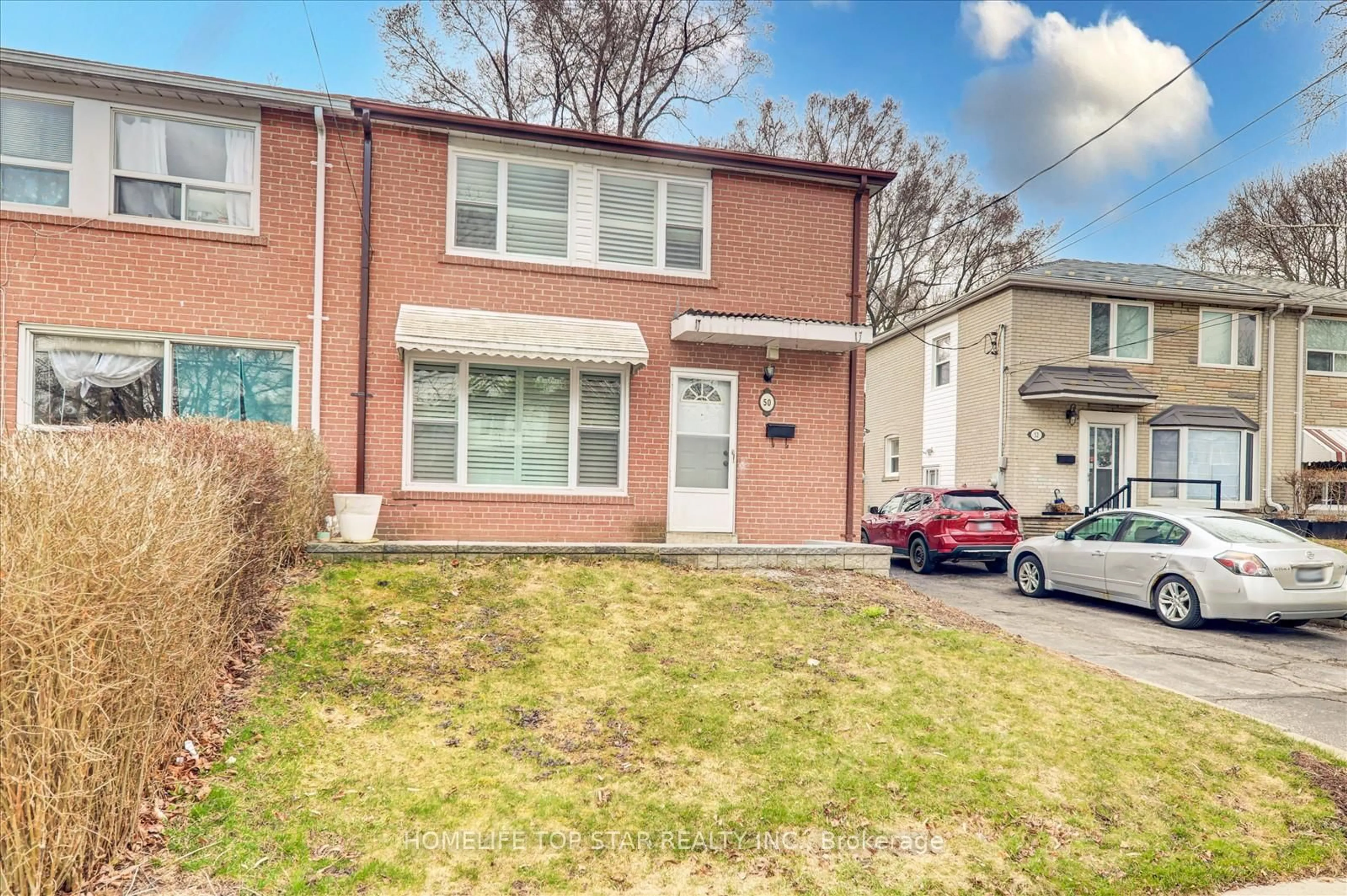 Home with brick exterior material, street for 50 Chestnut Cres, Toronto Ontario M1L 1Y5