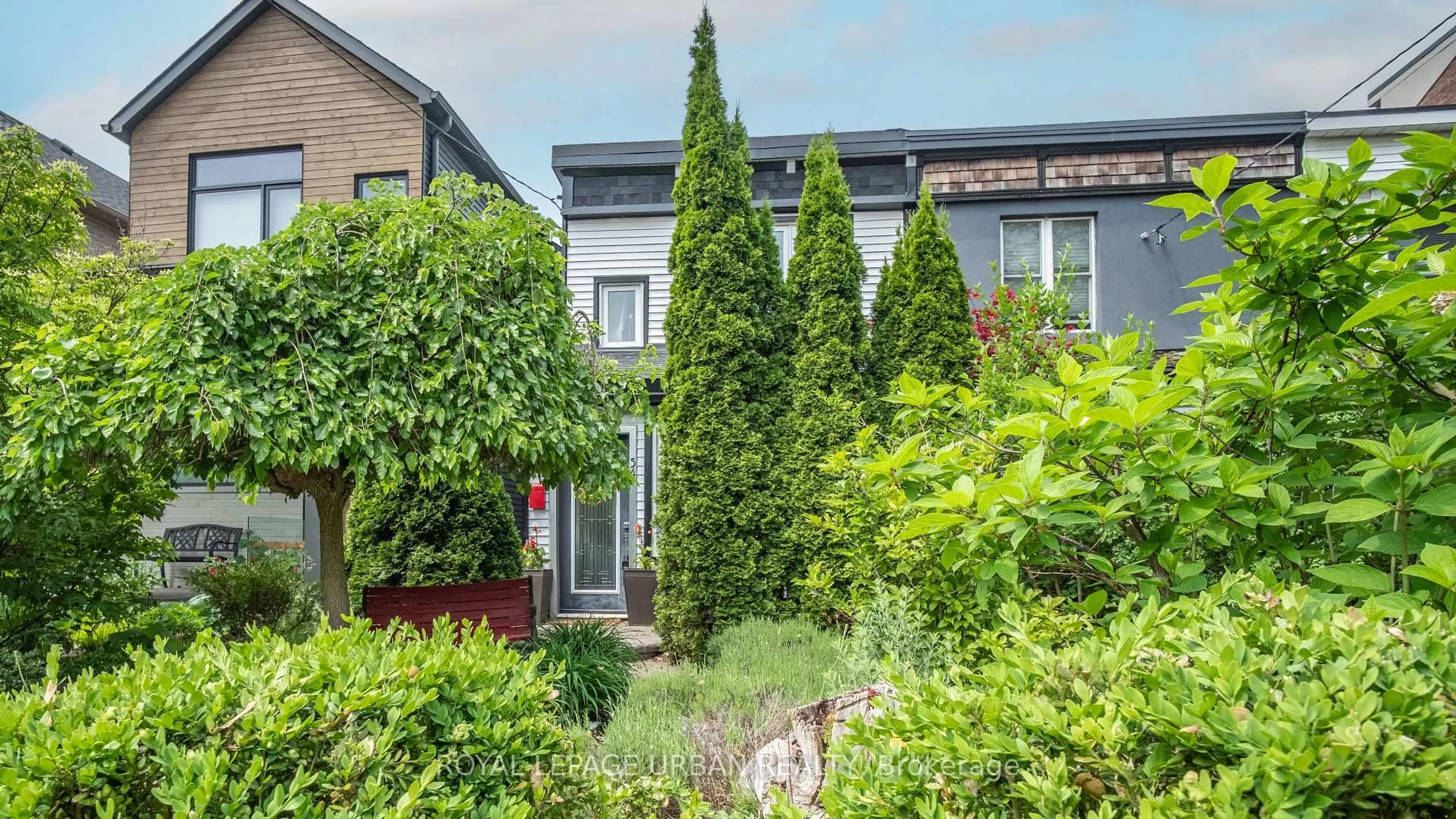Home with brick exterior material, street for 54 Arundel Ave, Toronto Ontario M4K 3A4