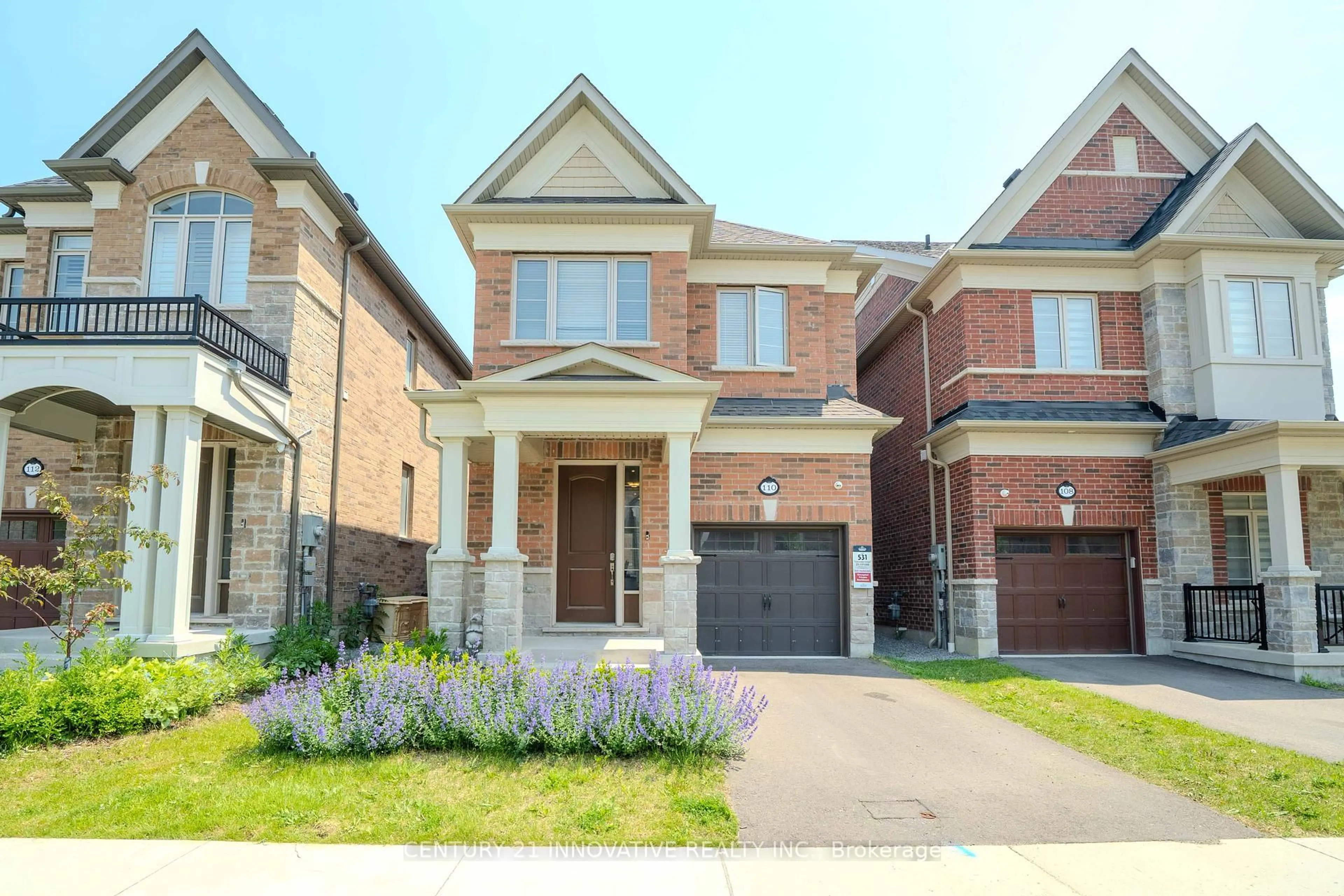 Home with brick exterior material, street for 110 Dorian Dr, Whitby Ontario L1P 0C8