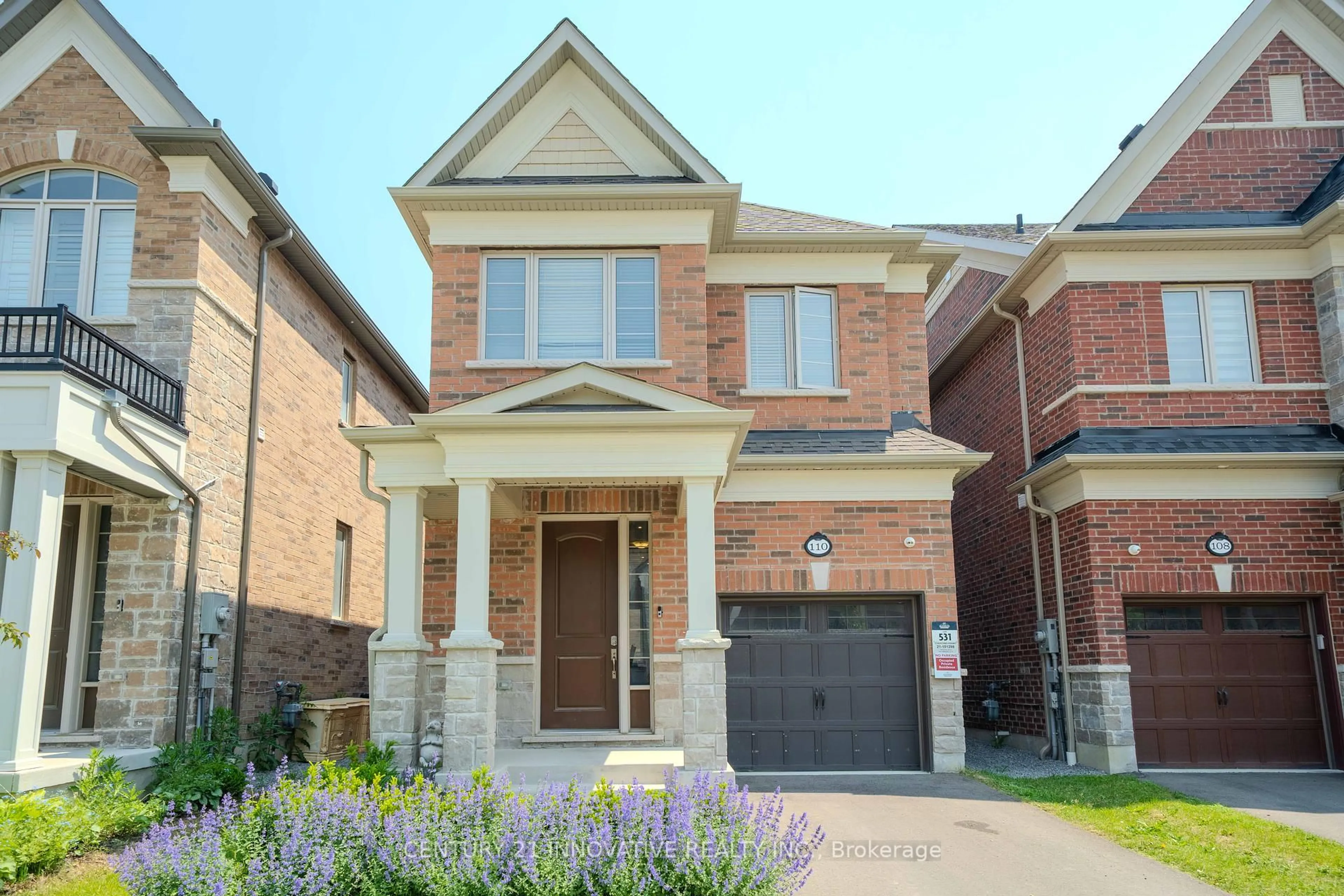 Home with brick exterior material, street for 110 Dorian Dr, Whitby Ontario L1P 0C8