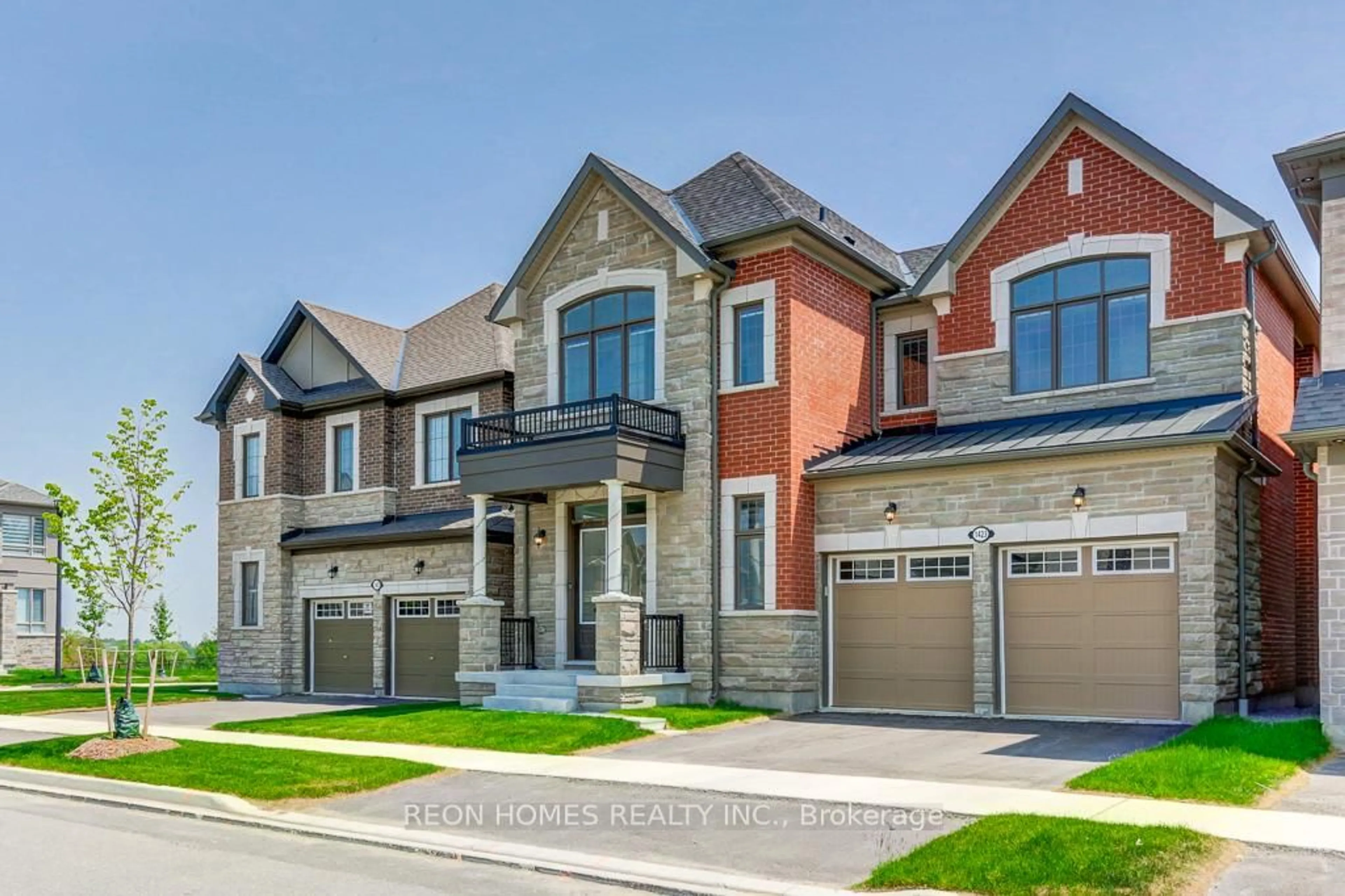 Home with brick exterior material, street for 1423 Swallowtail Lane, Pickering Ontario L1X 0N8