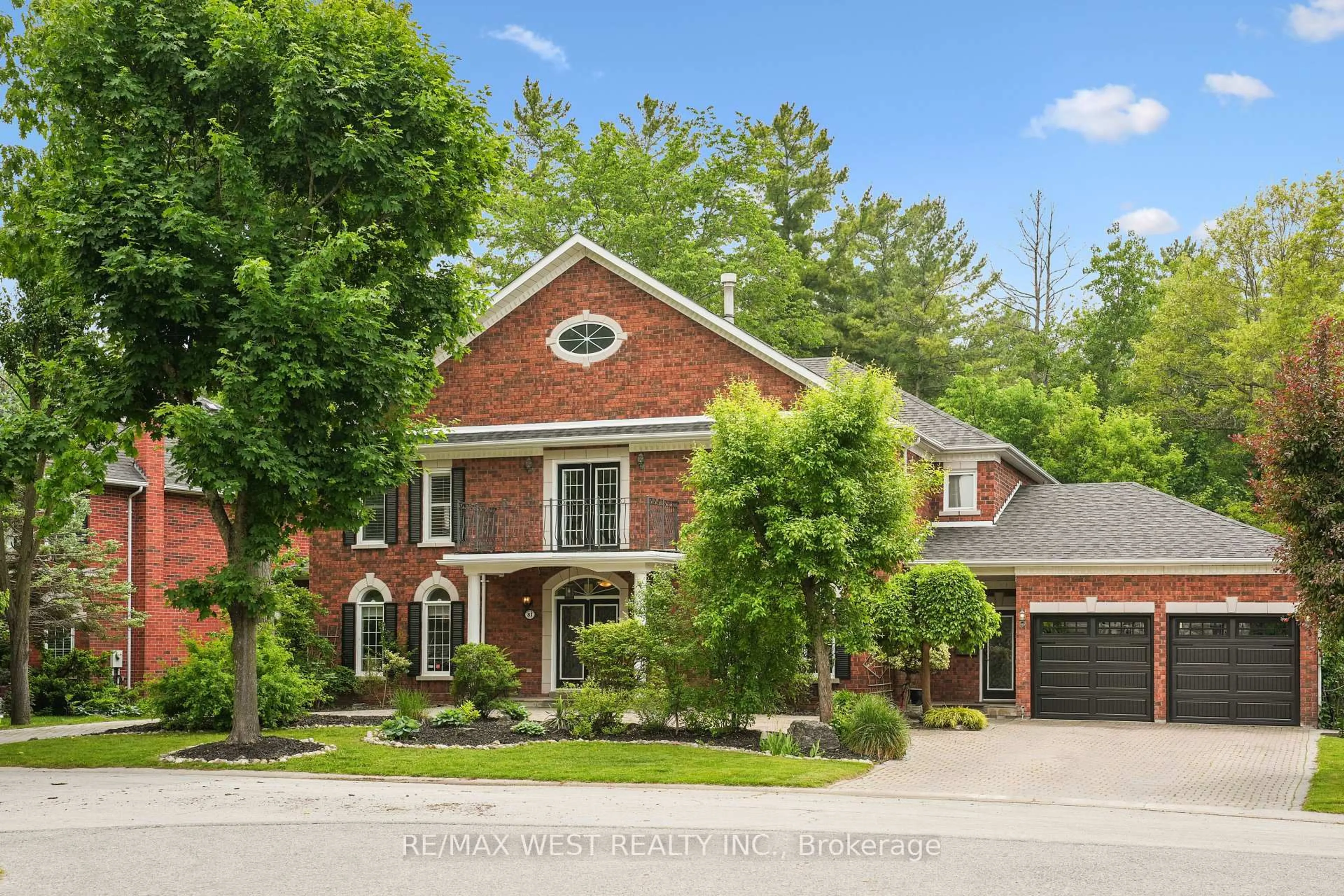Home with brick exterior material, street for 81 Woodview Dr, Pickering Ontario L1V 1L1