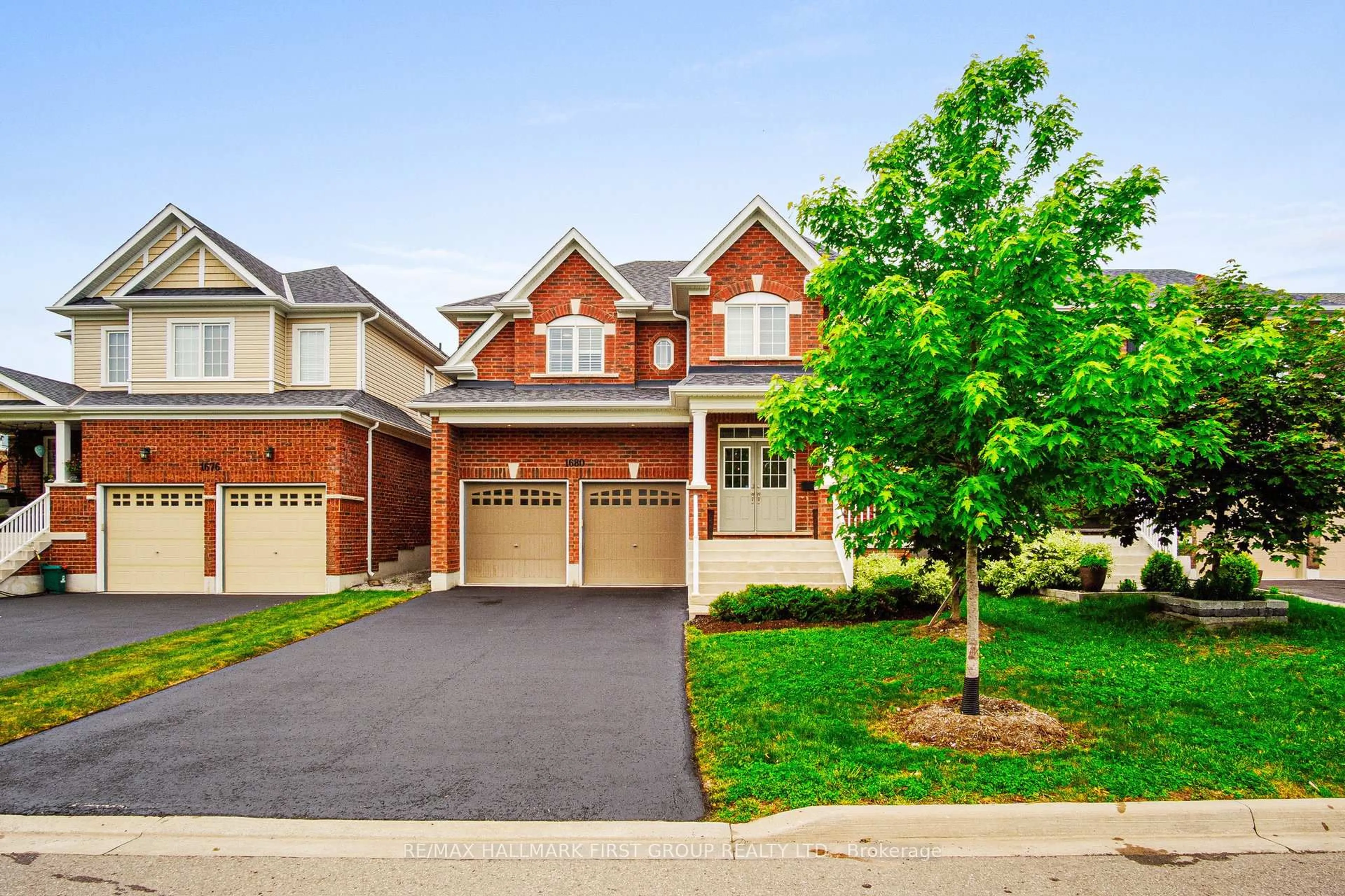 Home with brick exterior material, street for 1680 Frederick Mason Dr, Oshawa Ontario L1K 0X5