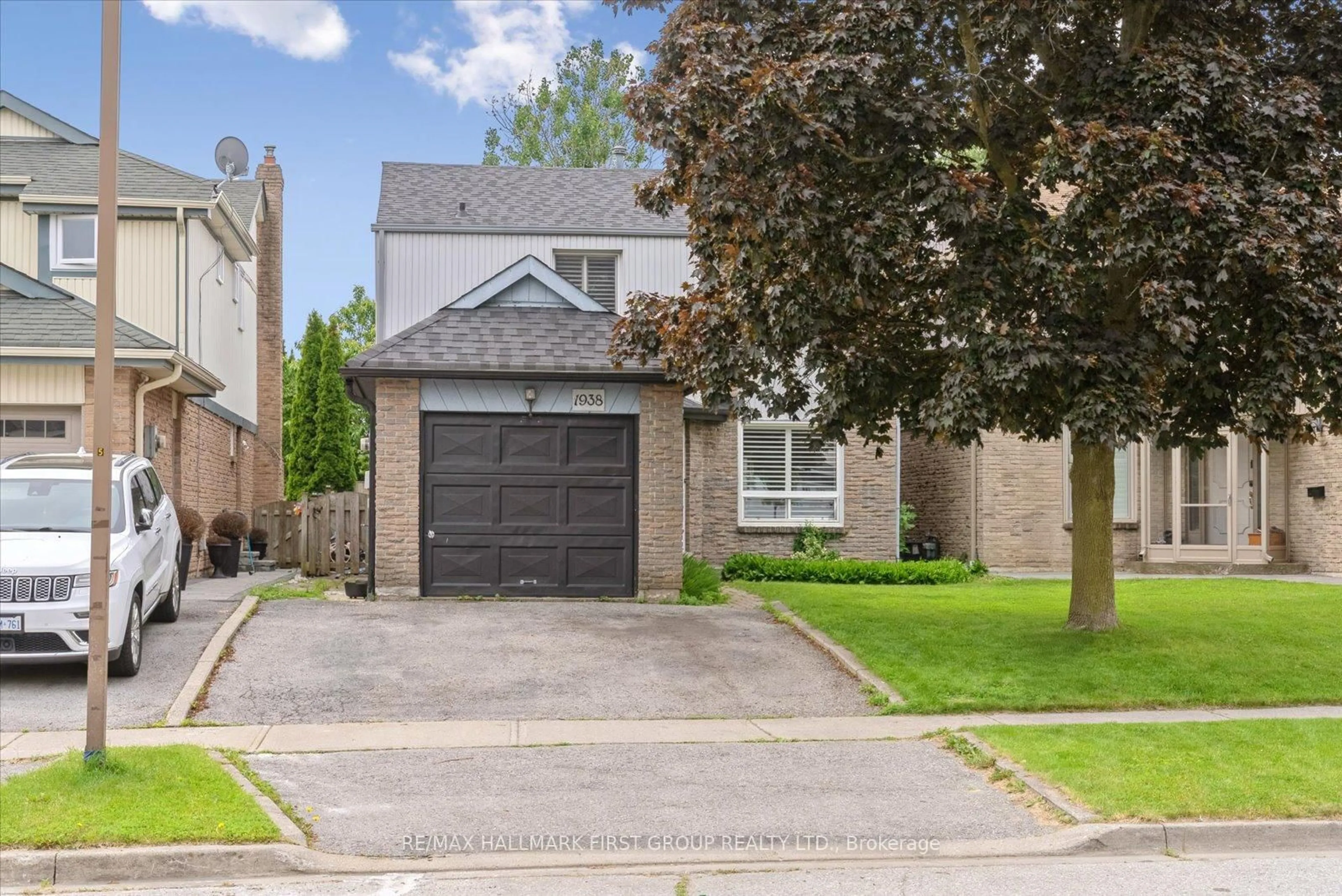 Home with brick exterior material, street for 1938 Parkside Dr, Pickering Ontario L1V 3N5