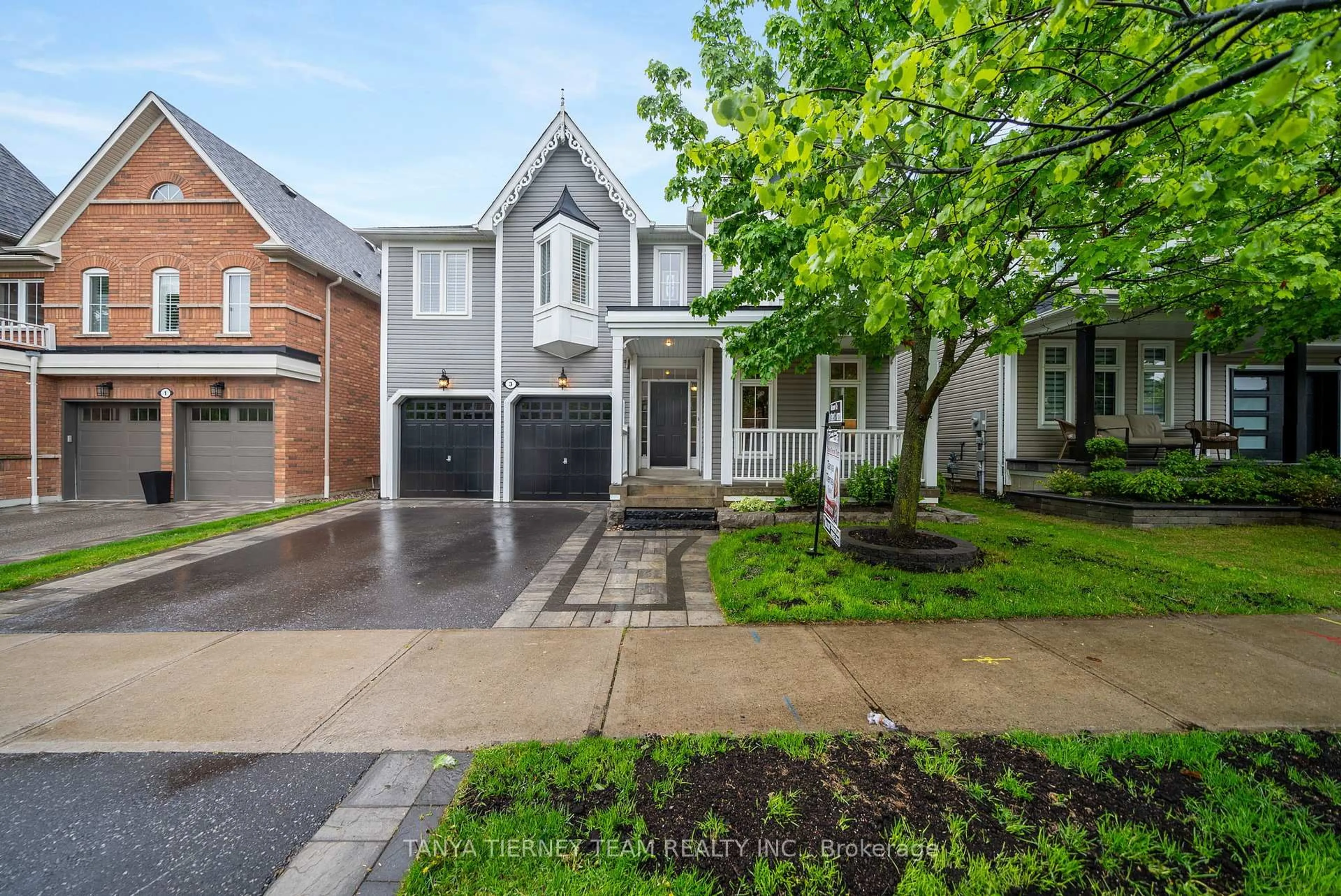 Home with brick exterior material, street for 3 Denbury Crt, Whitby Ontario L1M 2P3
