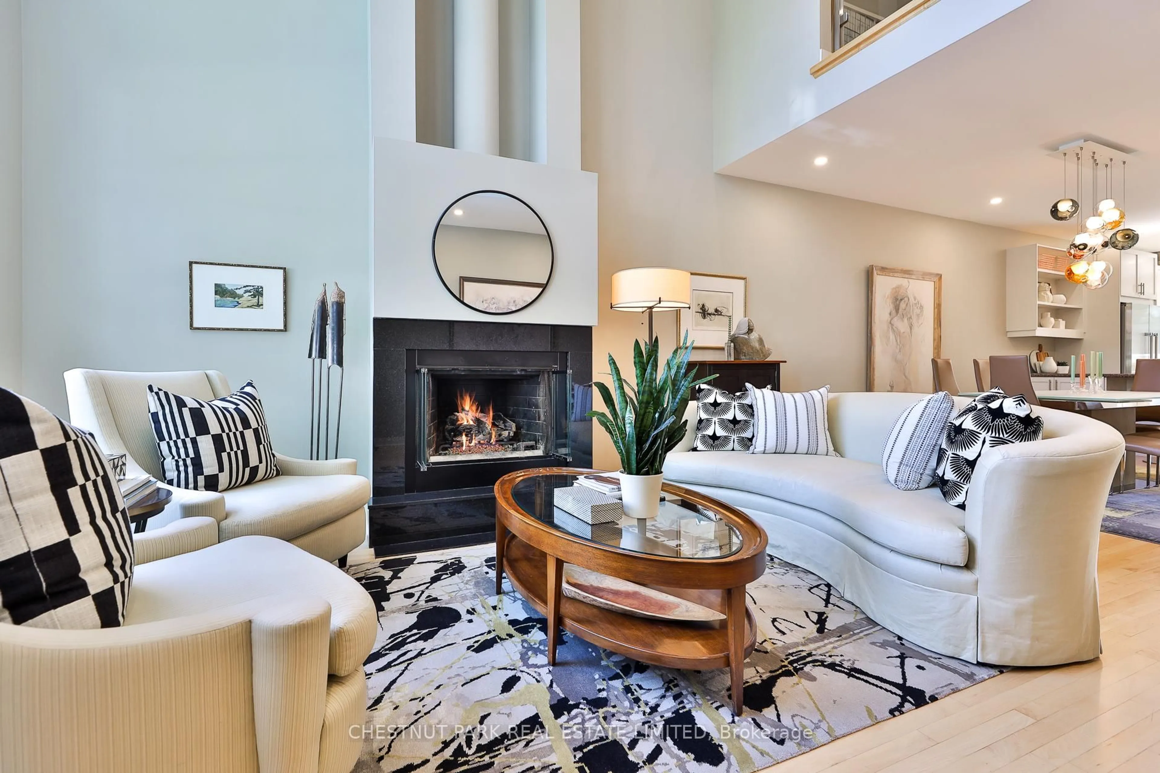 Living room with furniture, unknown for 113 Cambridge Ave, Toronto Ontario M4K 2L7
