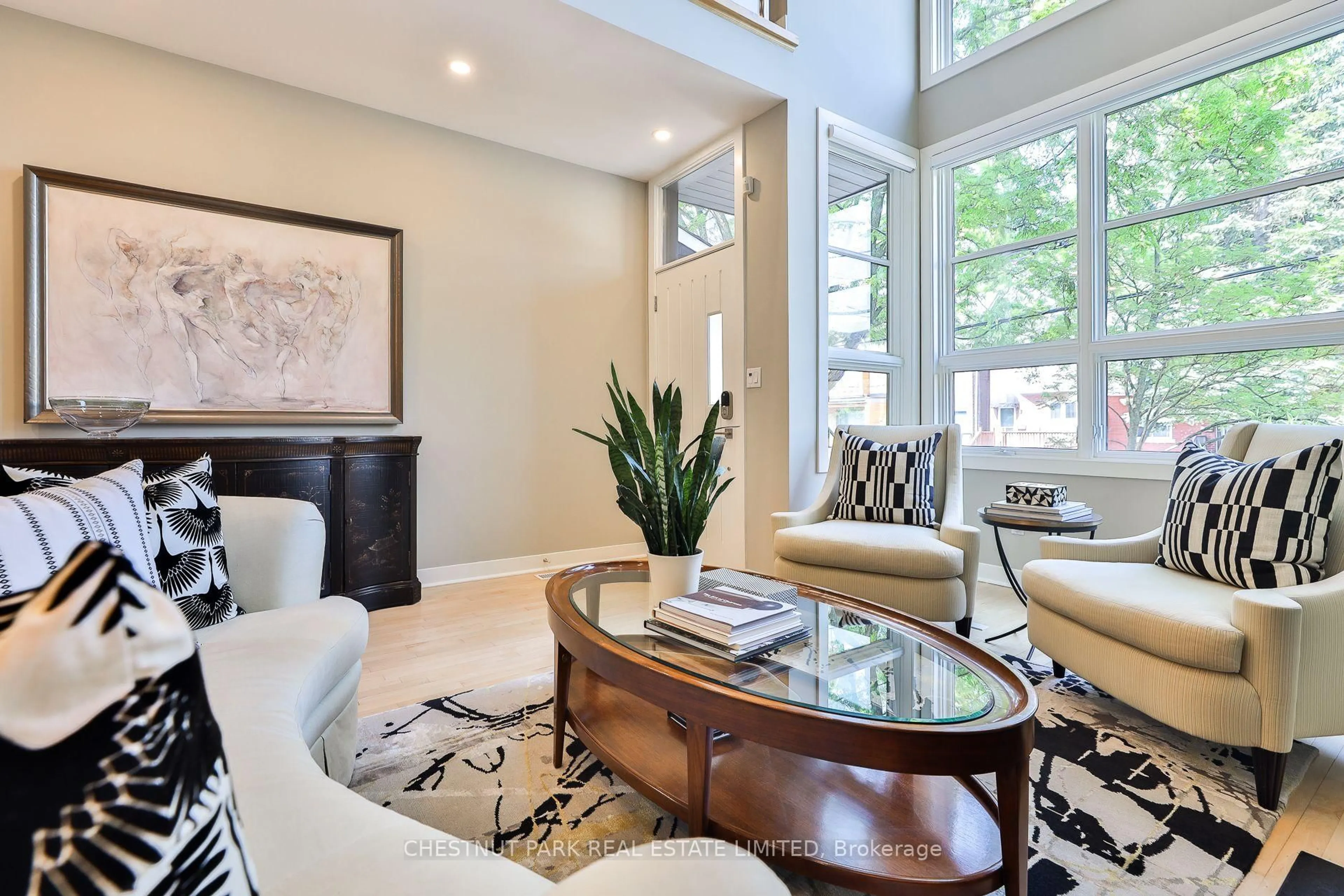 Living room with furniture, unknown for 113 Cambridge Ave, Toronto Ontario M4K 2L7