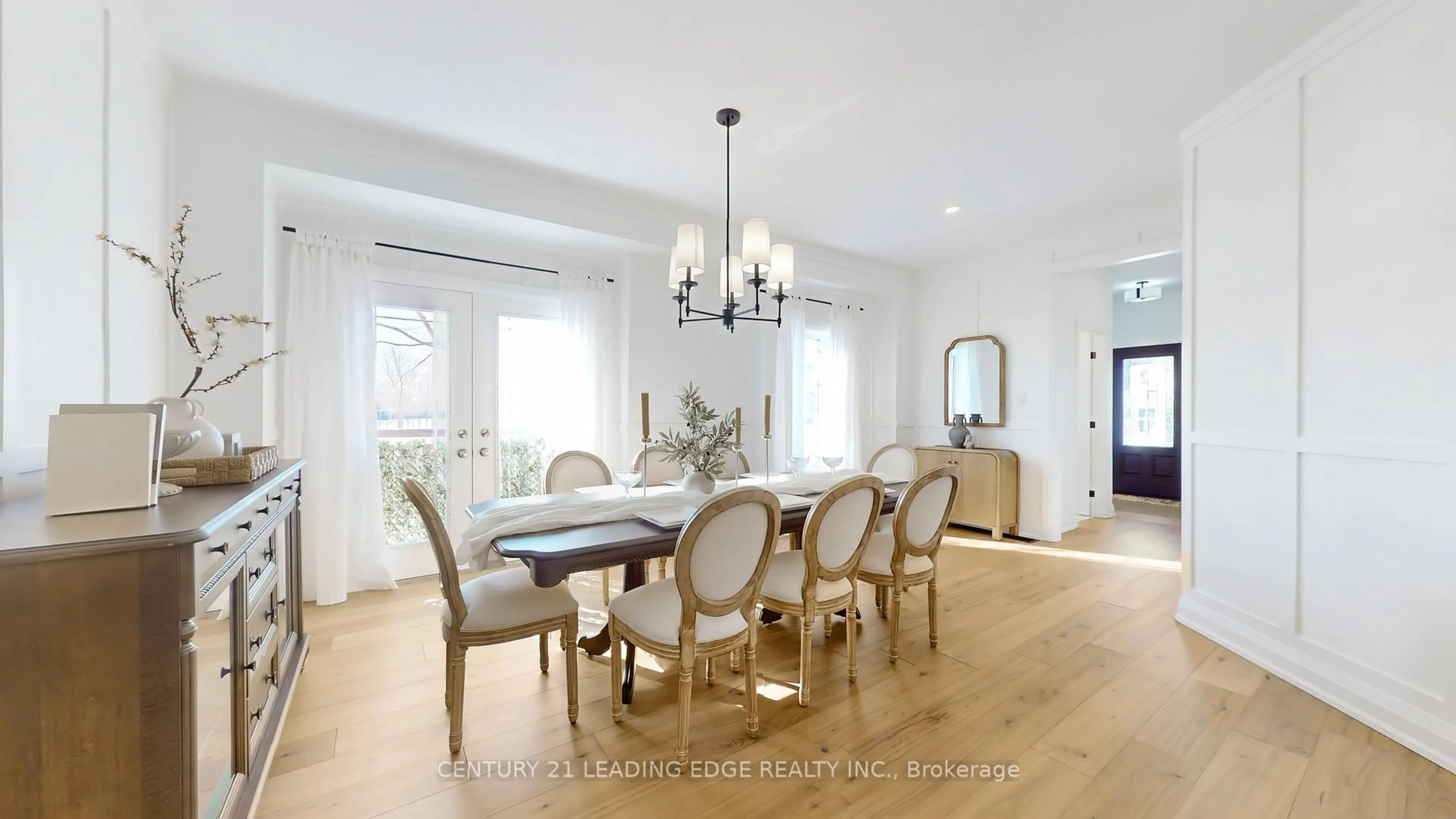 Dining room, wood/laminate floor for 59 ROBERT ATTERSLEY Dr, Whitby Ontario L1R 0B6