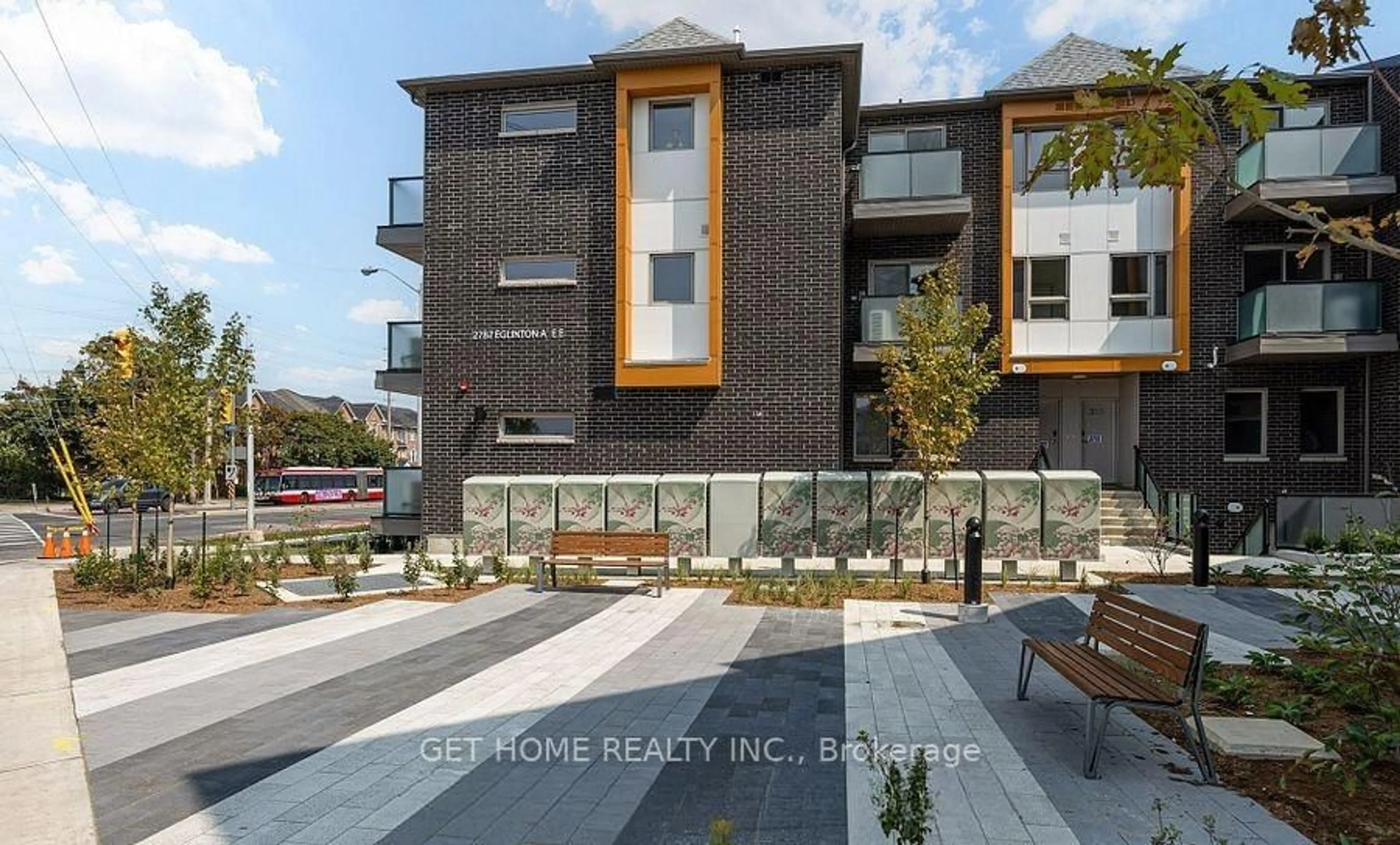 Home with brick exterior material, street for 2791 Eglinton Ave #536, Toronto Ontario M1J 0B3