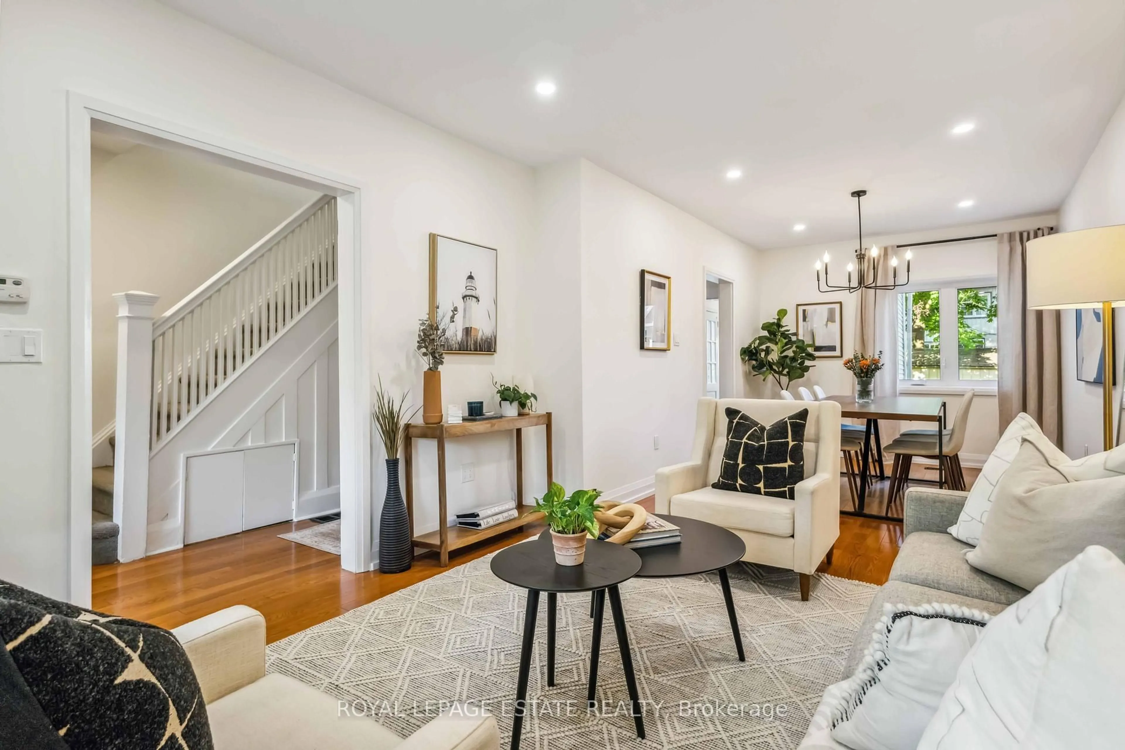 Living room with furniture, unknown for 166 Bingham Ave, Toronto Ontario M4E 3R3