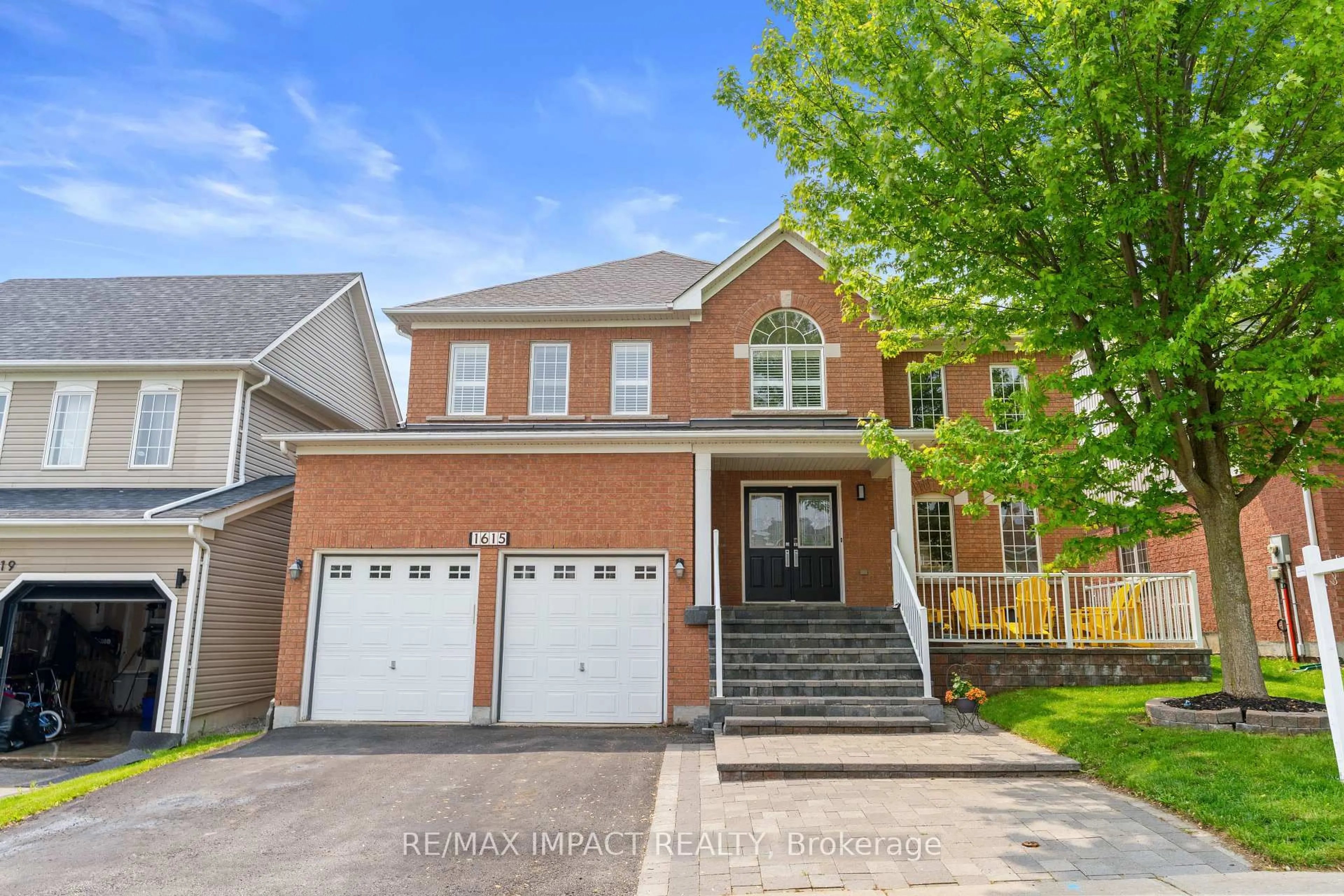 Home with brick exterior material, street for 1615 Coldstream Dr, Oshawa Ontario L1K 3B5