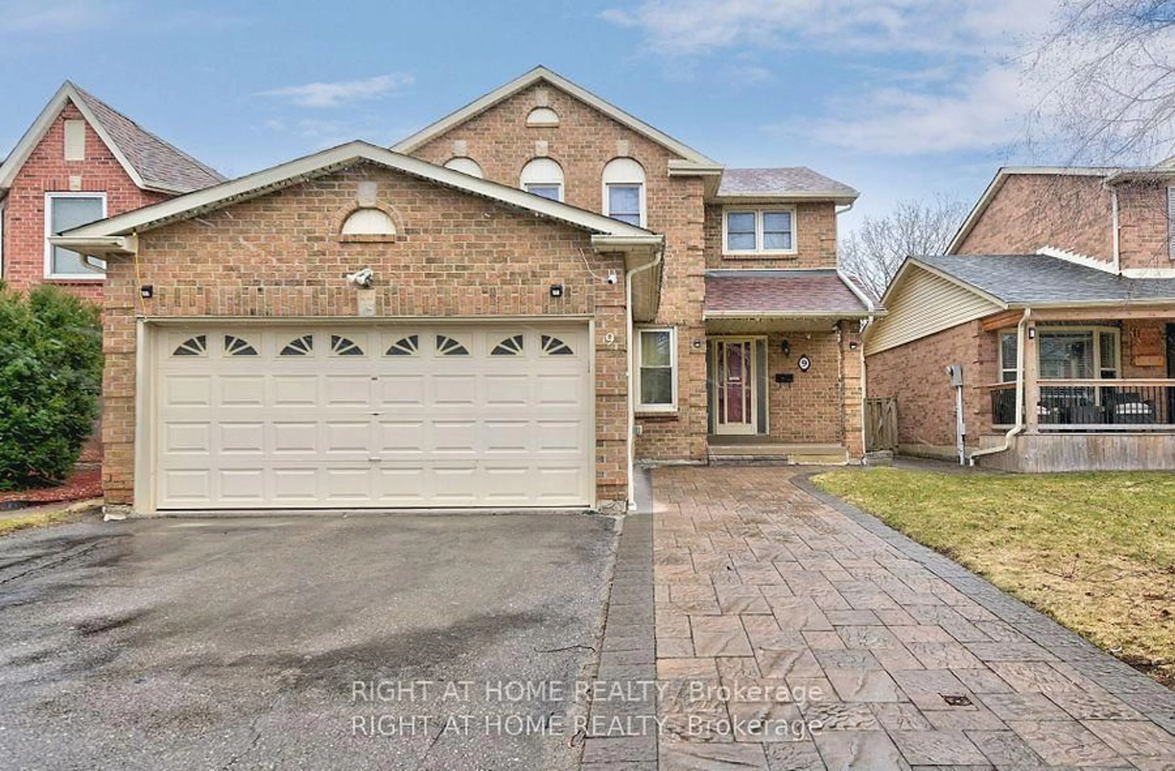 Home with brick exterior material, street for 9 Brennan Rd, Ajax Ontario L1T 2G1