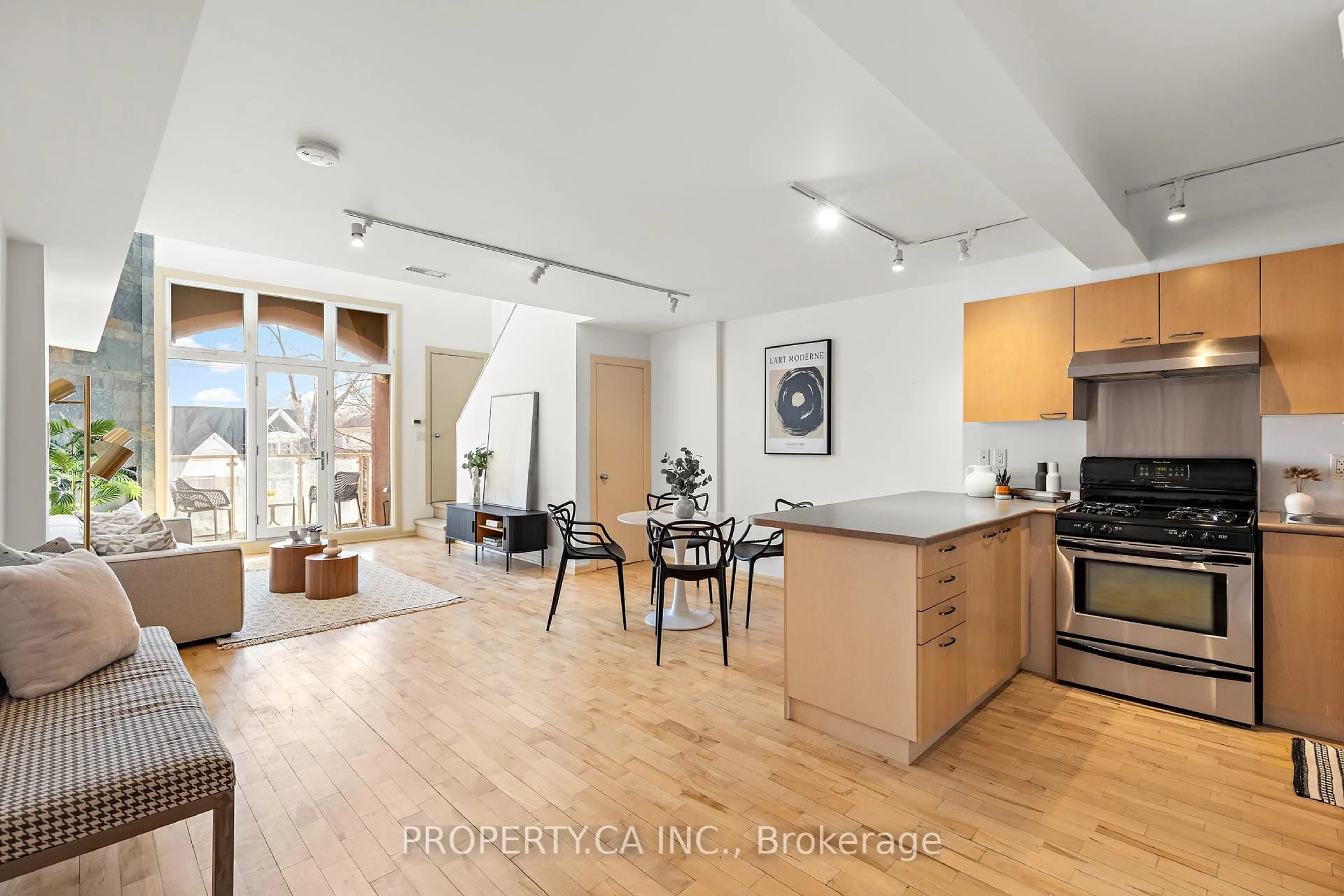 Open concept kitchen, unknown for 660 Pape Ave #209, Toronto Ontario M4K 3S5
