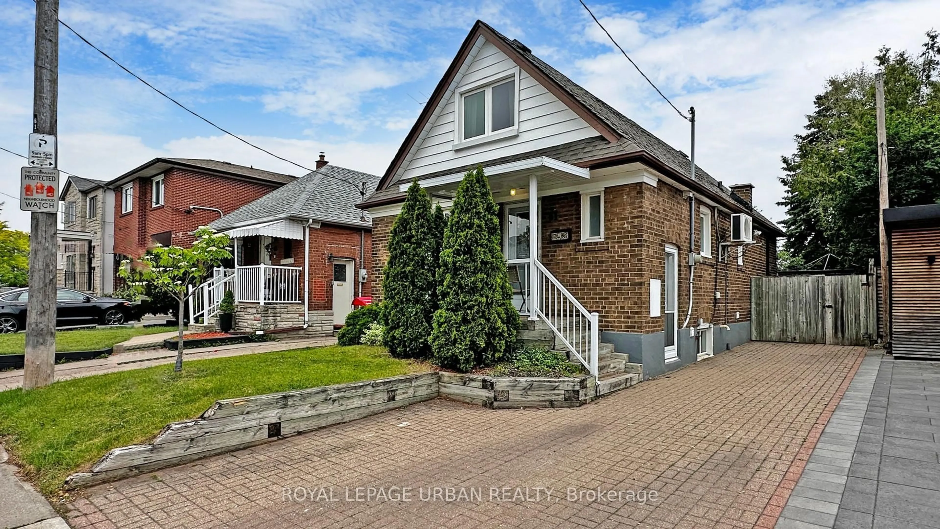 Home with brick exterior material, street for 61 Binswood Ave, Toronto Ontario M4C 3N8