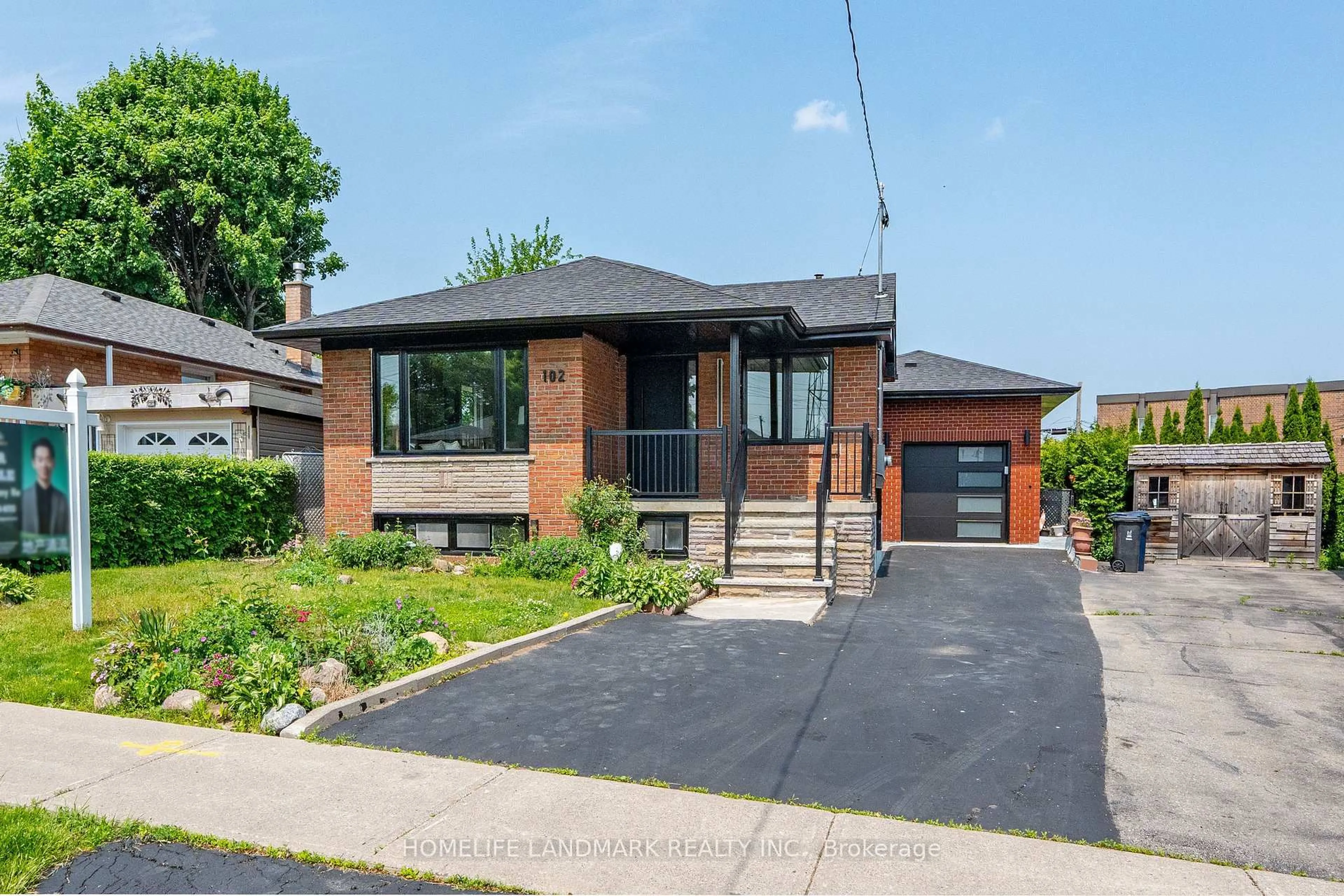 Home with brick exterior material, street for 102 Jarwick Dr, Toronto Ontario M1H 2H4