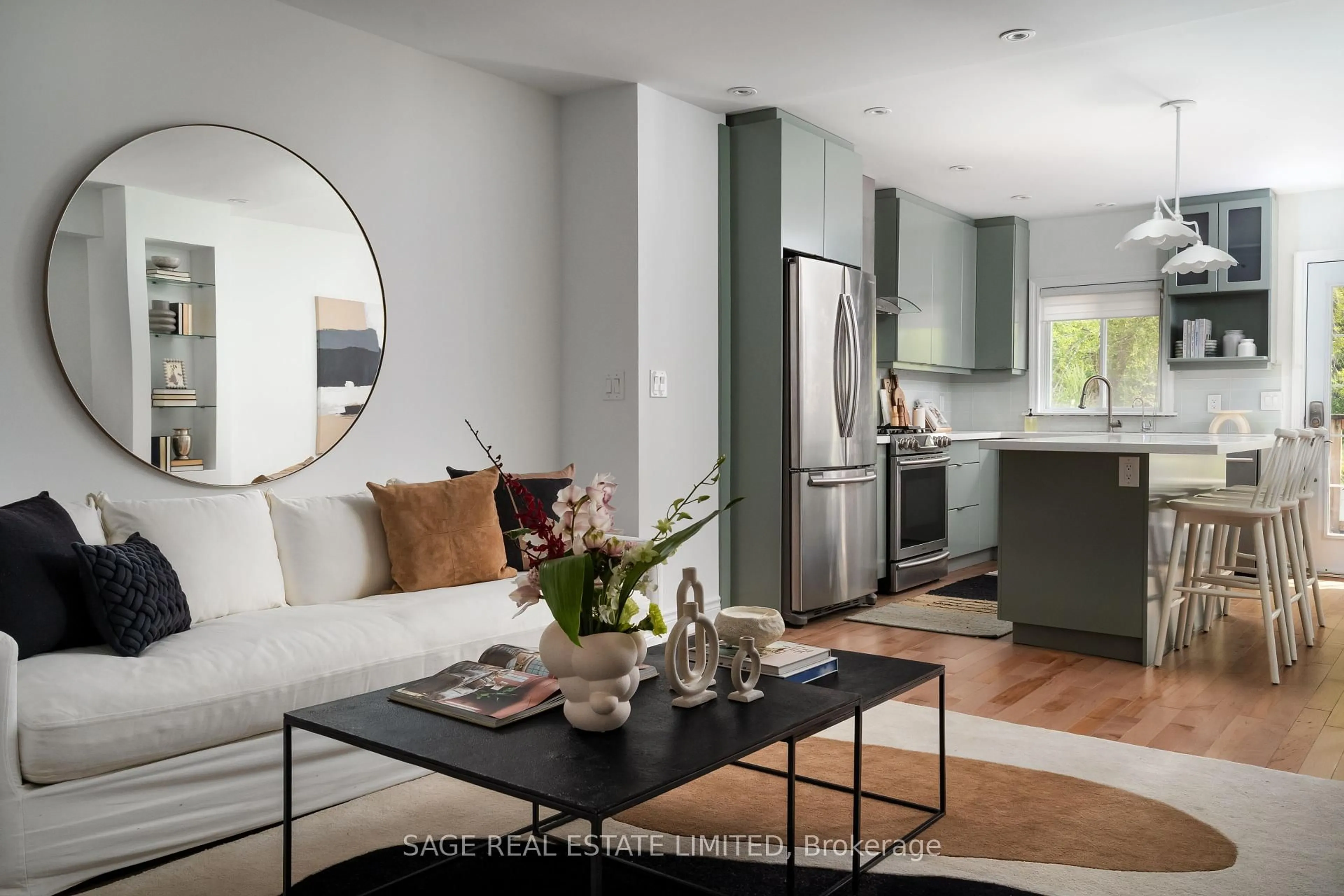 Open concept kitchen, unknown for 387 Jones Ave, Toronto Ontario M4J 3G5