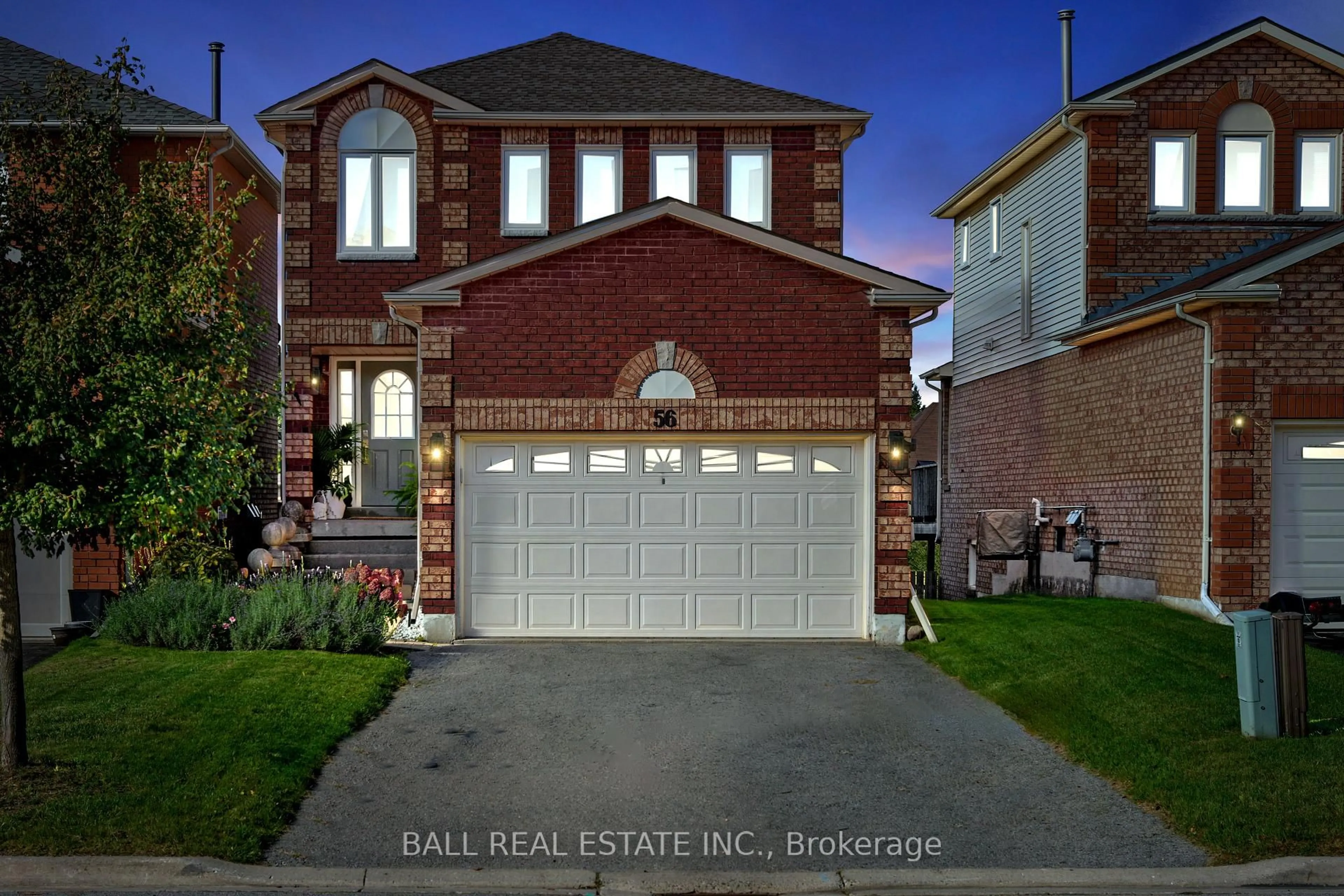 Home with brick exterior material, street for 56 Oke Rd, Clarington Ontario L1E 2V1