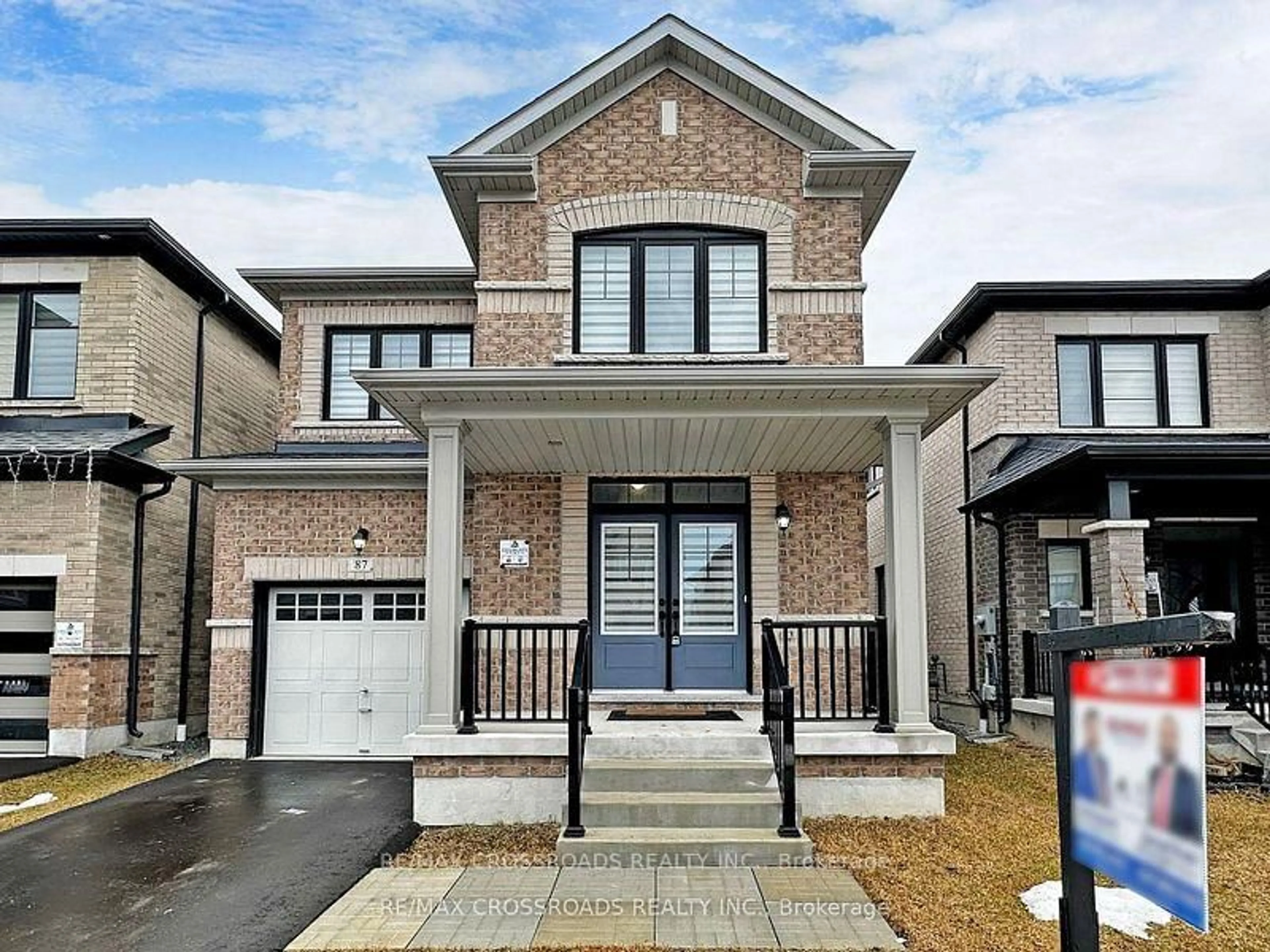 Home with brick exterior material, street for 87 Conarty Cres, Whitby Ontario L1P 2A9