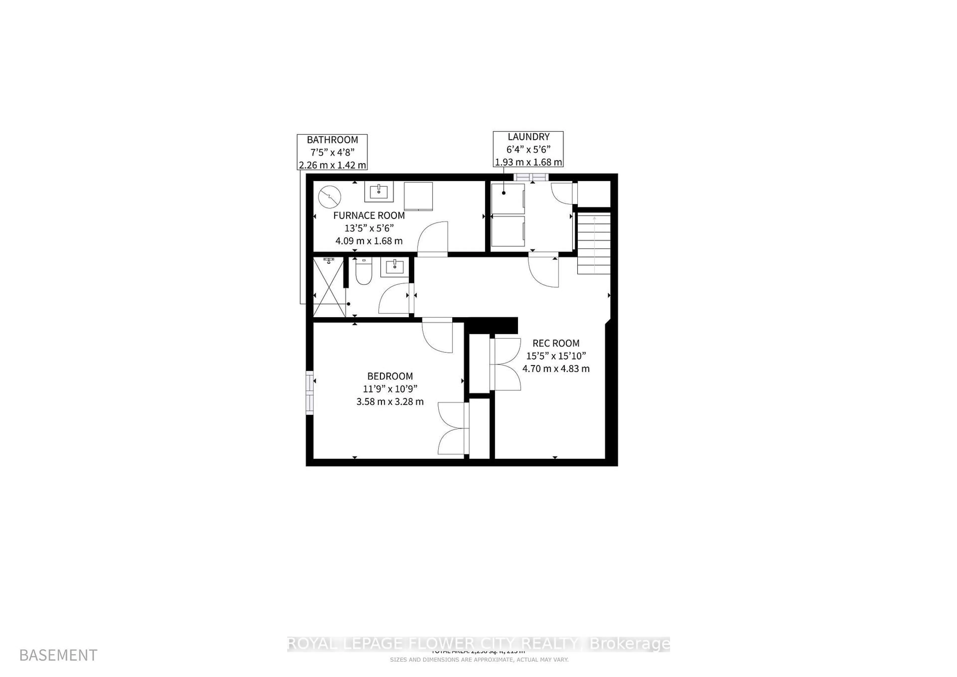 Floor plan for 8 Furnival Rd, Toronto Ontario M4B 1W2