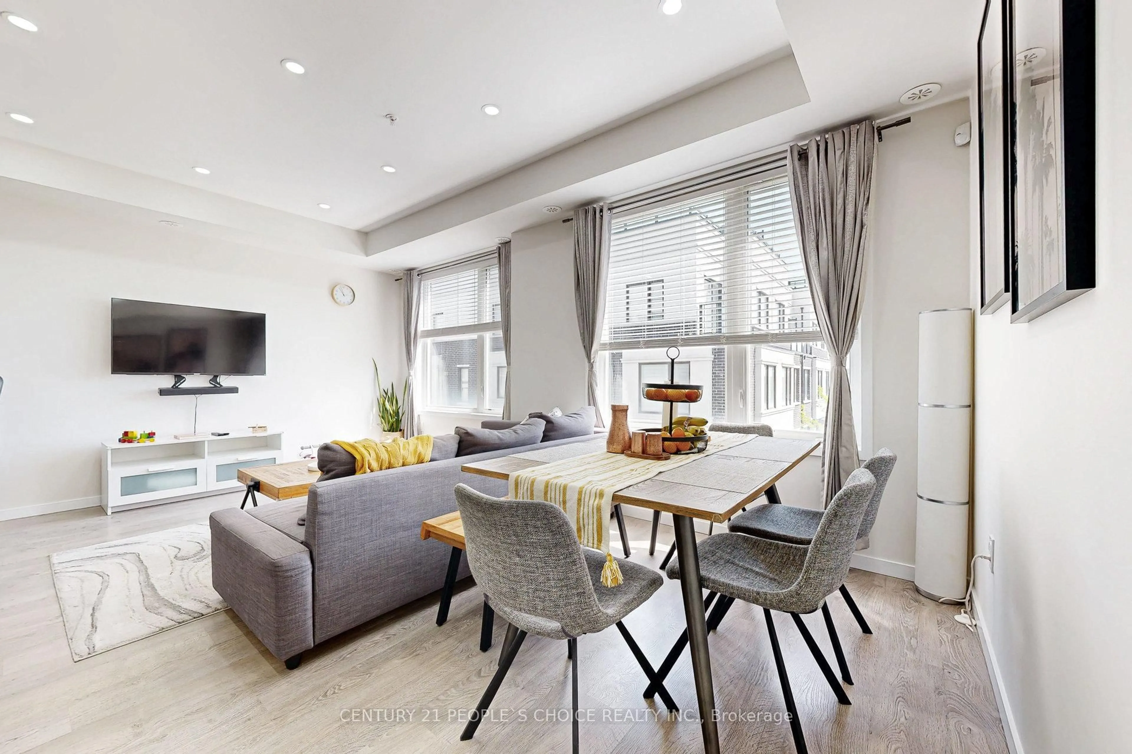 Living room with furniture, unknown for 1711 Pure Springs Blvd #122, Pickering Ontario L1X 0E3