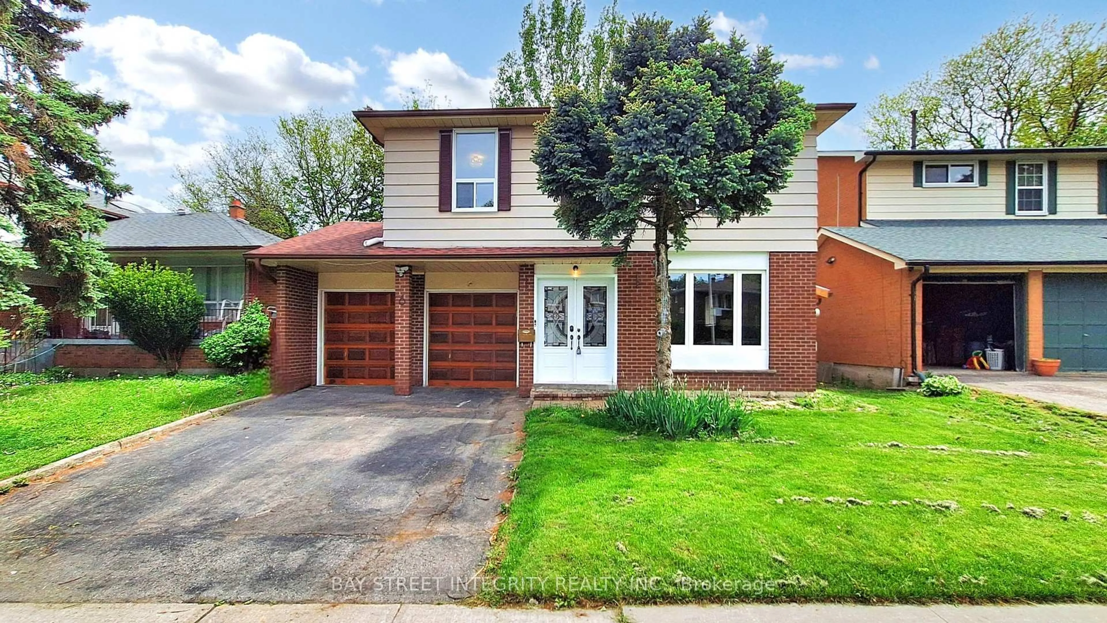 Home with brick exterior material, street for 6 Queenscourt Dr, Toronto Ontario M1T 2J5