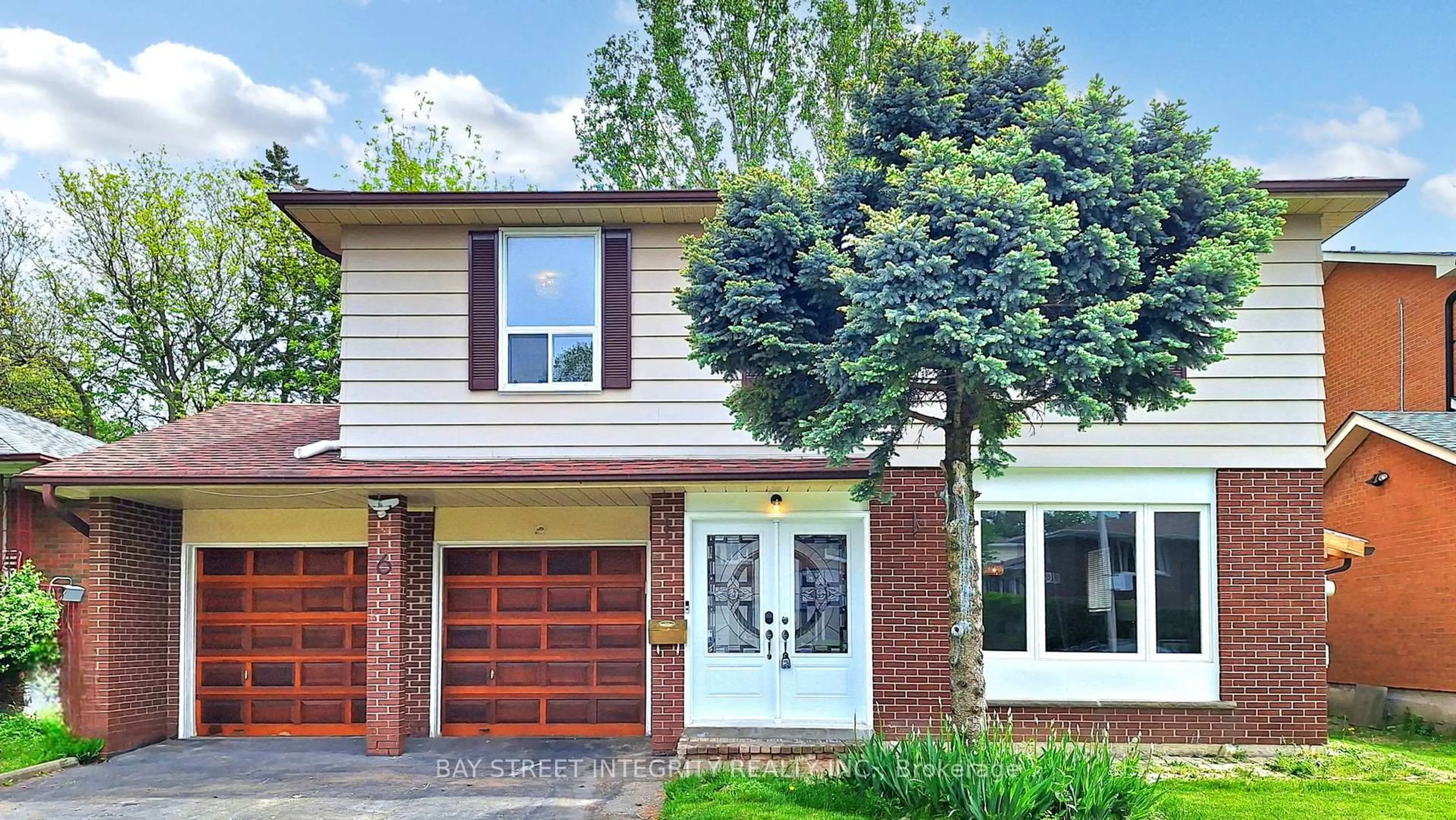Home with brick exterior material, street for 6 Queenscourt Dr, Toronto Ontario M1T 2J5