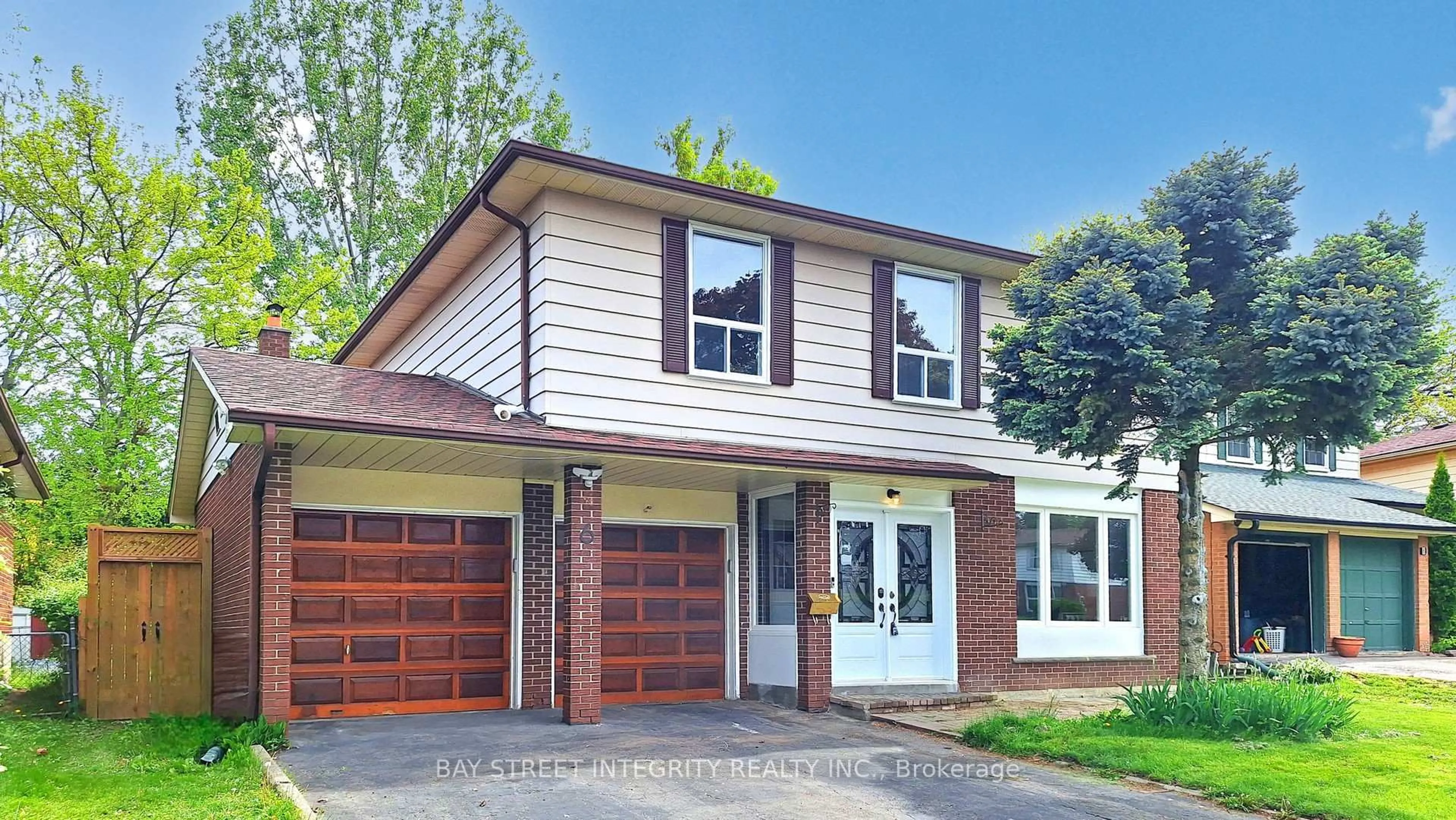 Home with brick exterior material, street for 6 Queenscourt Dr, Toronto Ontario M1T 2J5