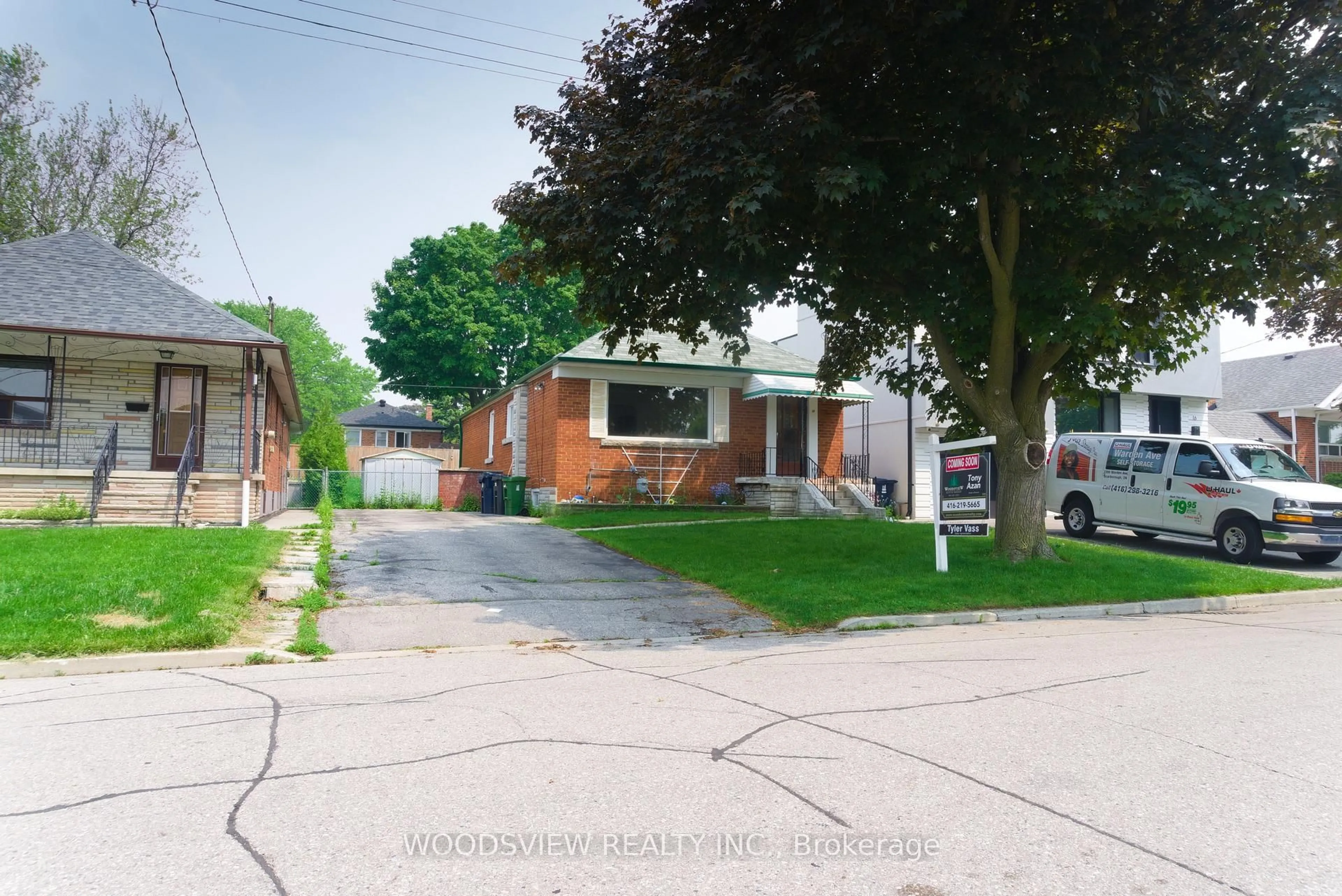 Home with brick exterior material, street for 14 Shandara Cres, Toronto Ontario M1R 1E9