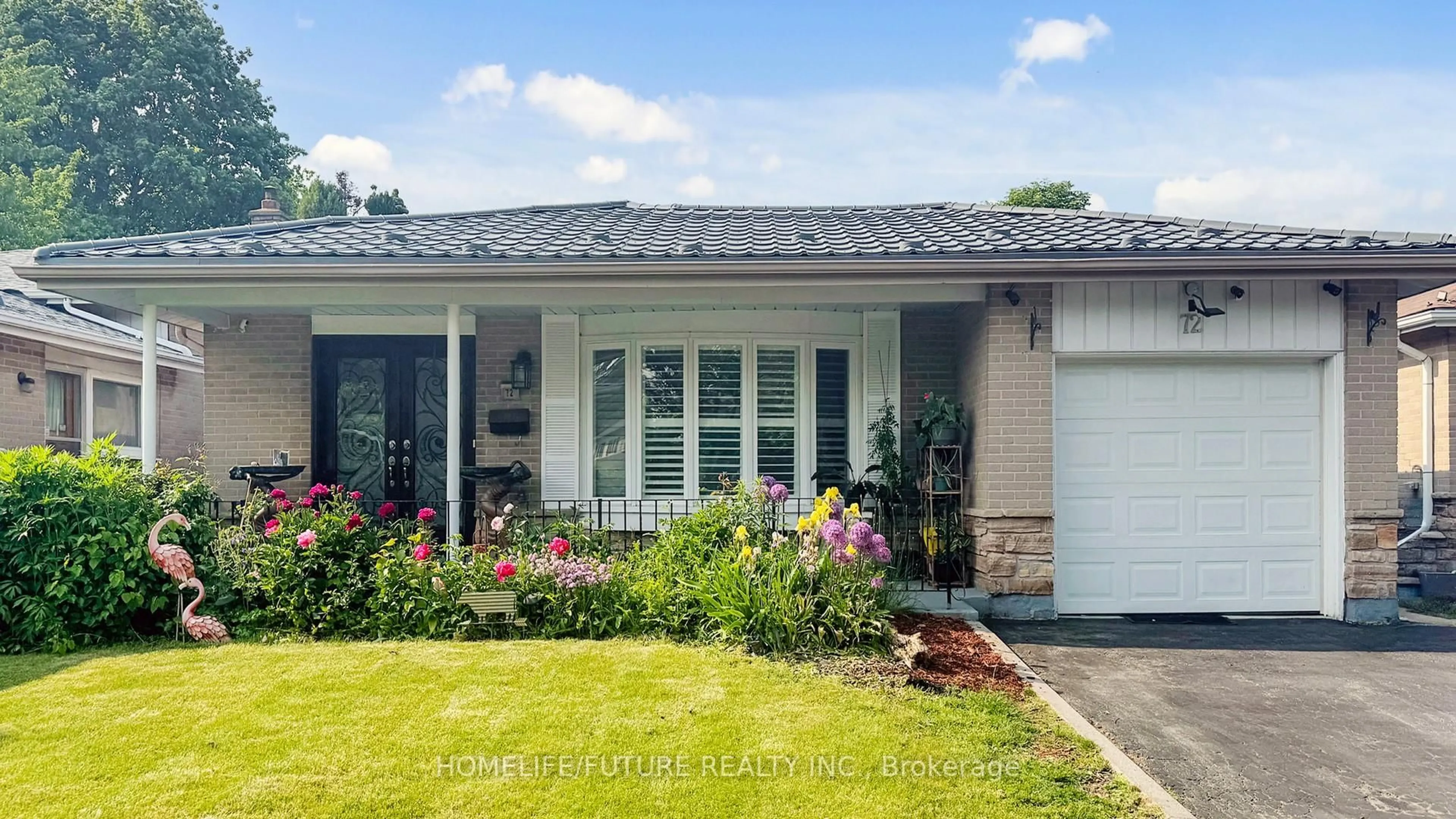 Home with brick exterior material, street for 72 Sealstone Terr, Toronto Ontario M1E 4J7