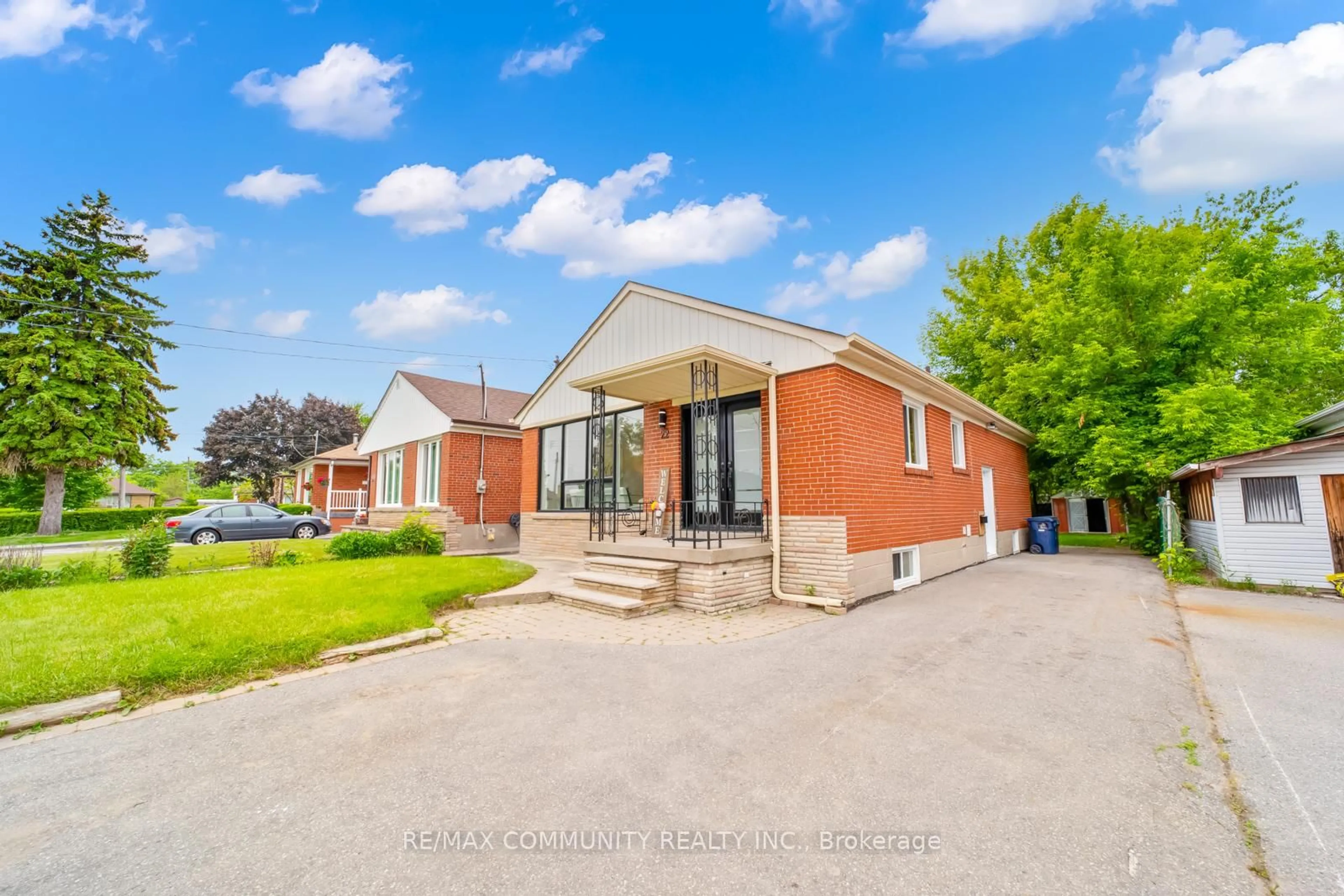 Home with brick exterior material, street for 22 Miramar Cres, Toronto Ontario M1J 1R4