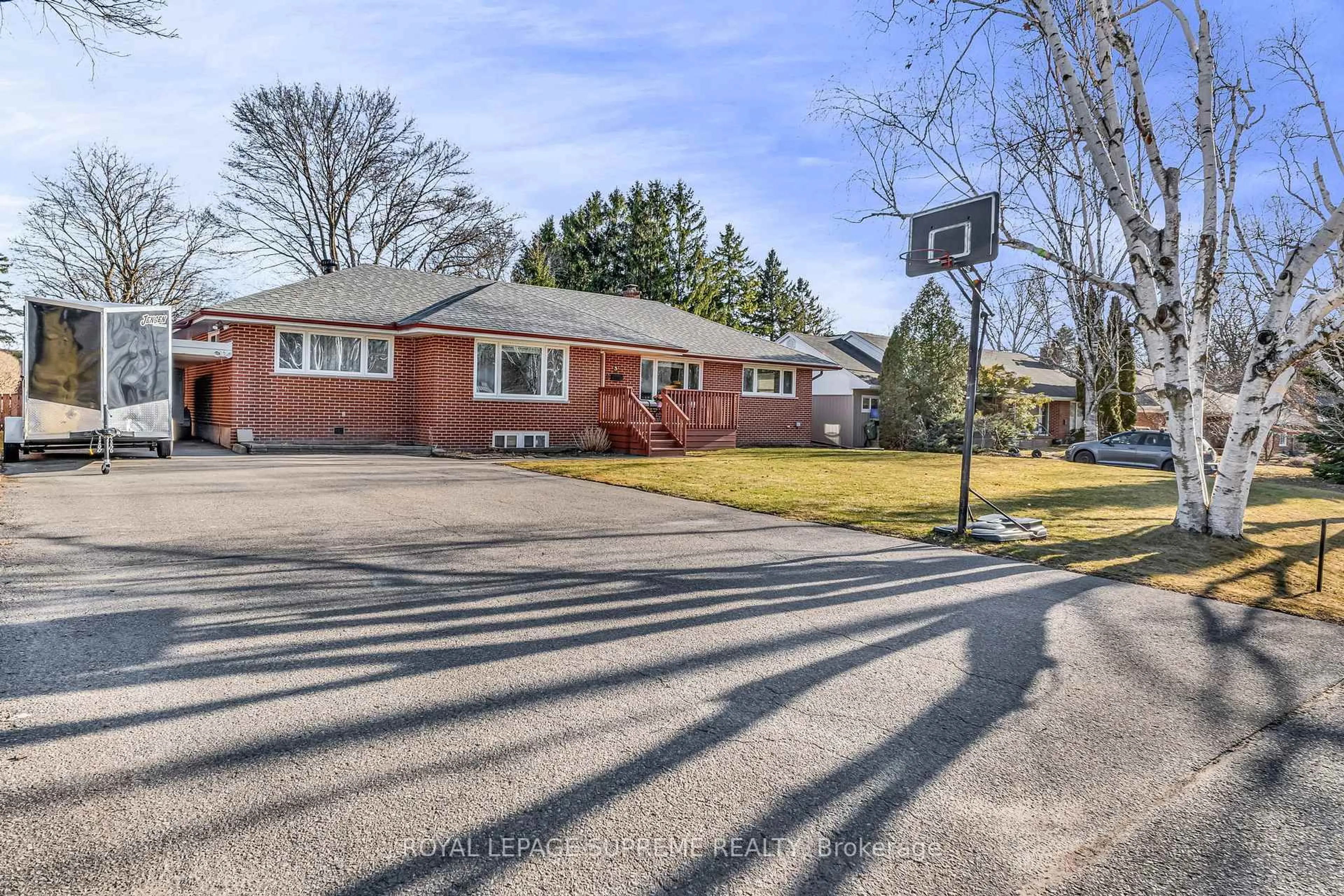 Home with brick exterior material, street for 3 Frederick Ave, Clarington Ontario L1C 2B8