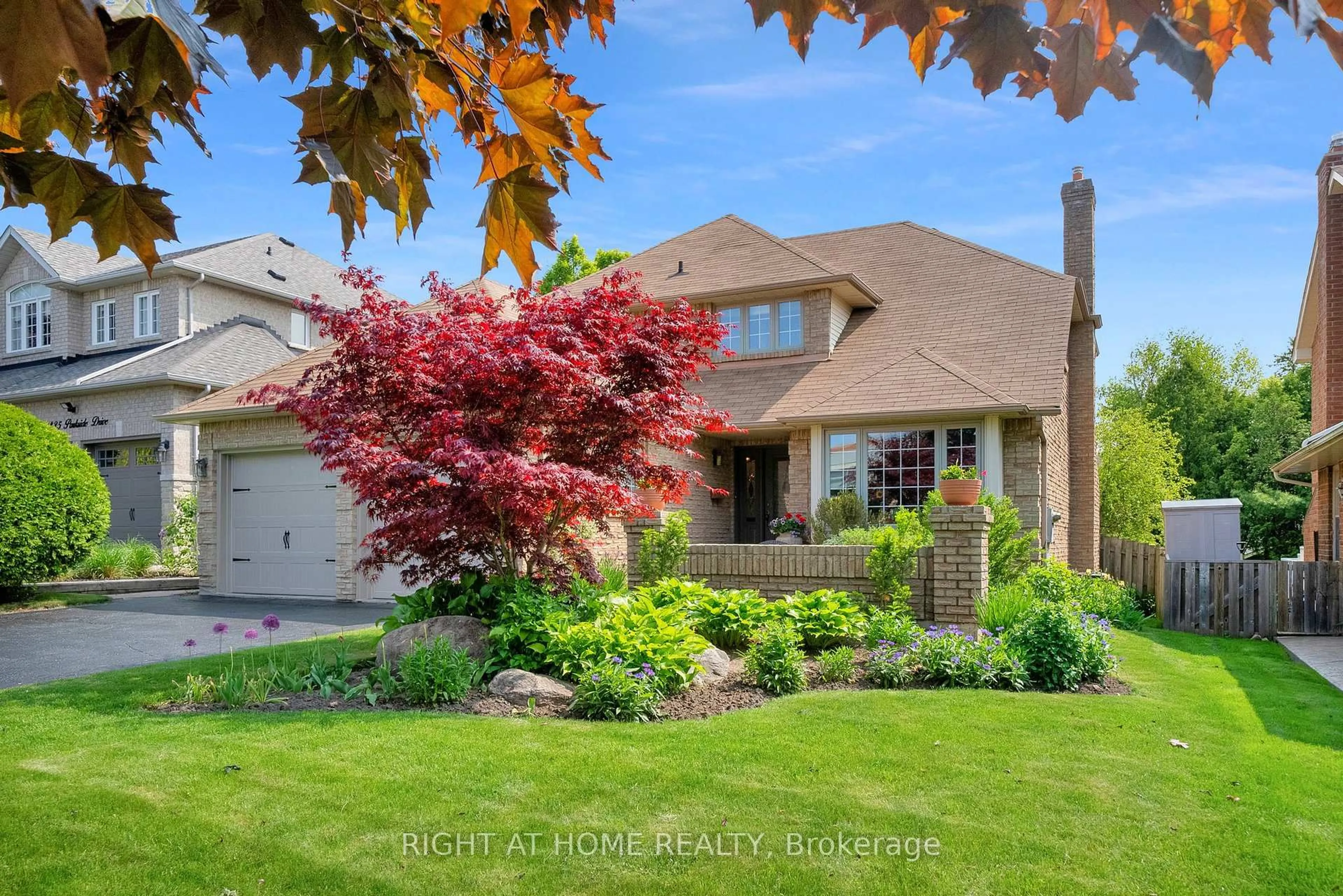 Home with brick exterior material, street for 1825 Parkside Dr, Pickering Ontario L1V 3N9