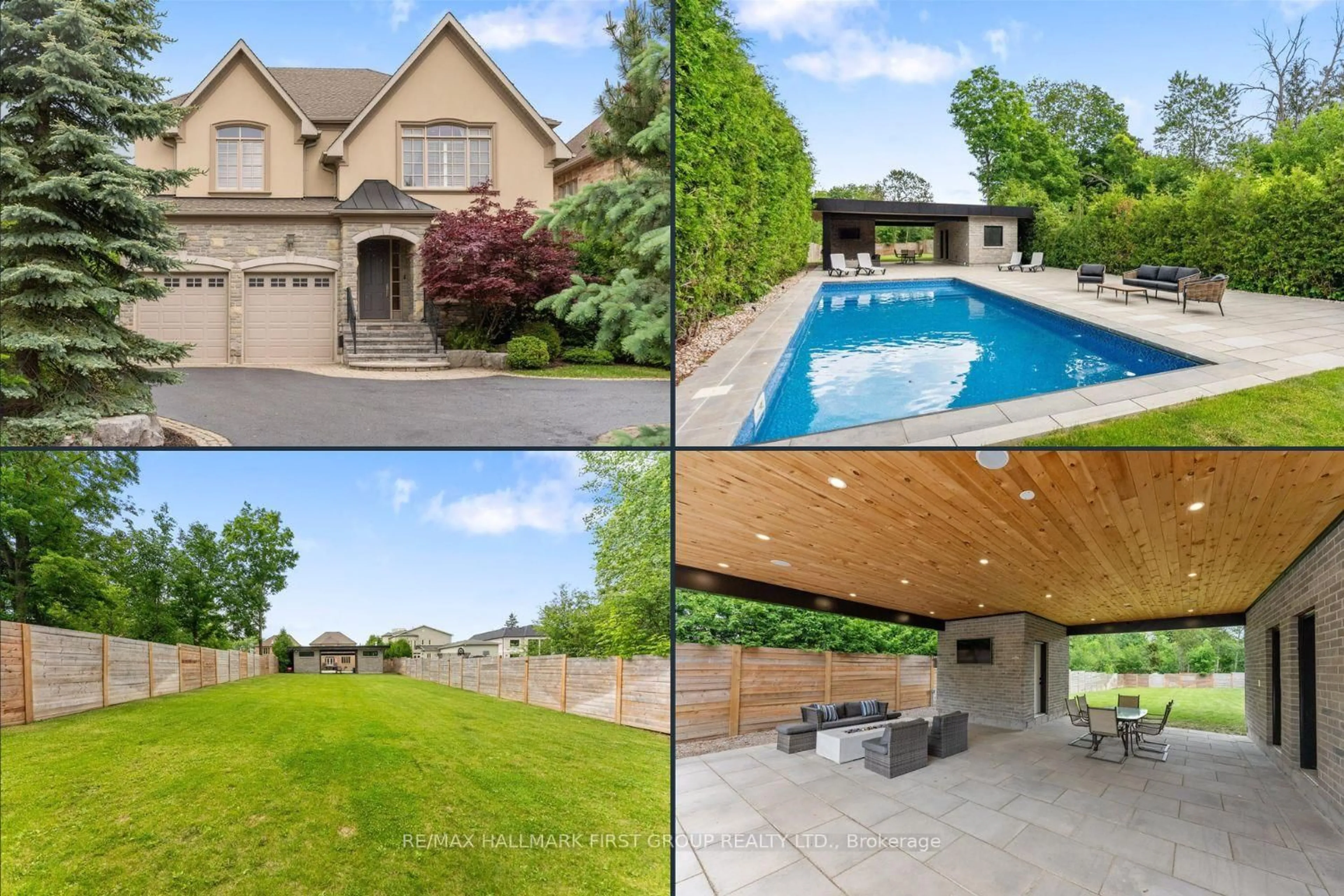 A pic from outside/outdoor area/front of a property/back of a property/a pic from drone, water/lake/river/ocean view for 1475 Altona Rd, Pickering Ontario L1V 1M4