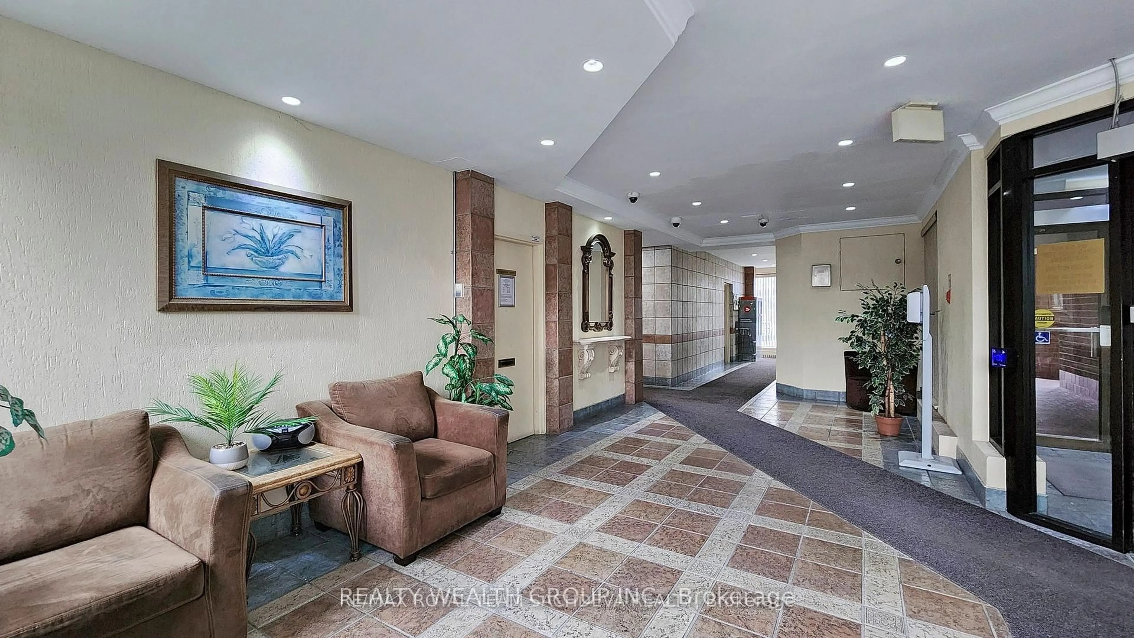 Lobby for 90 Ling Rd #1105, Toronto Ontario M1E 4Y3