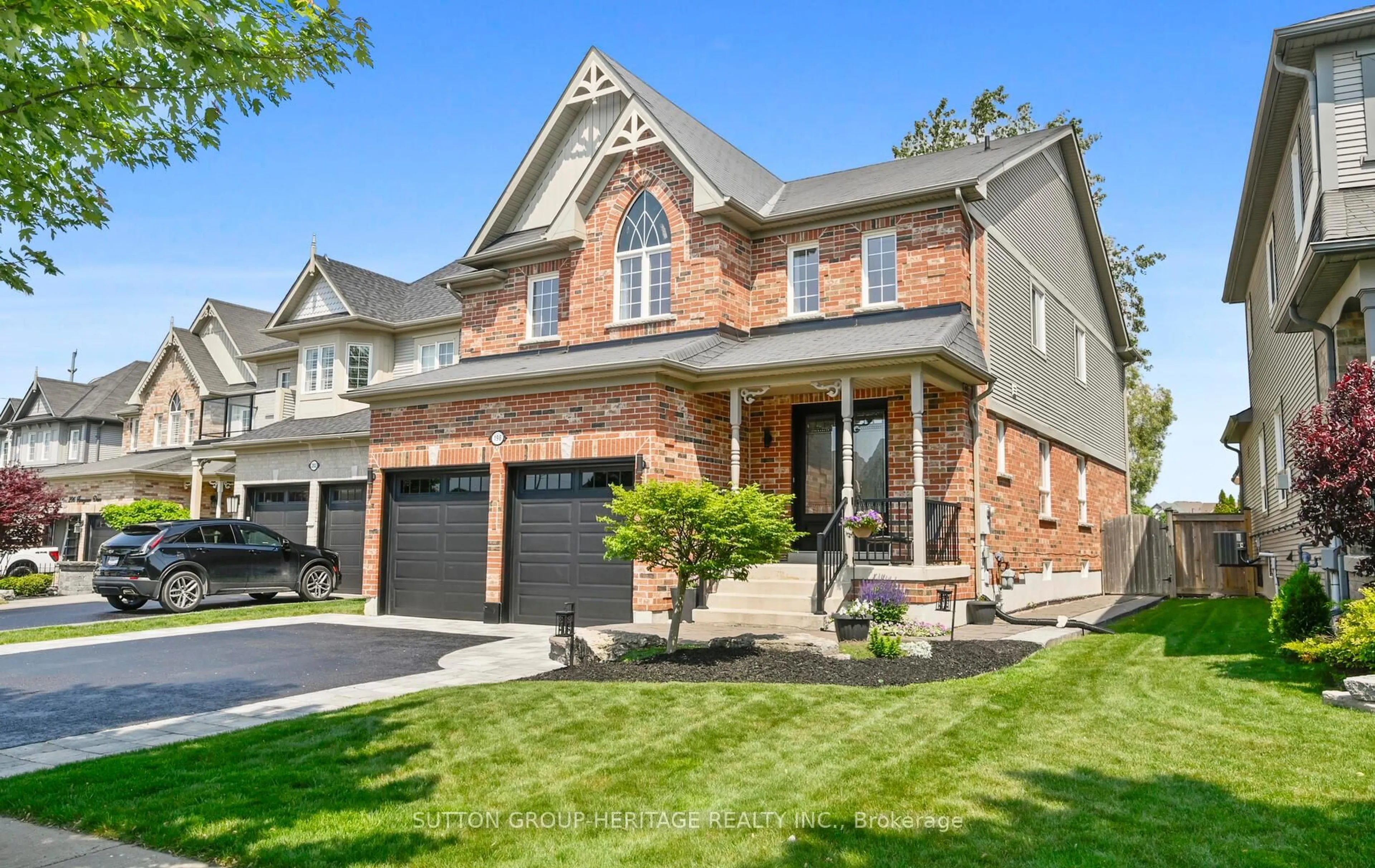 Home with brick exterior material, street for 198 Honeyman Dr, Clarington Ontario L1C 0J3