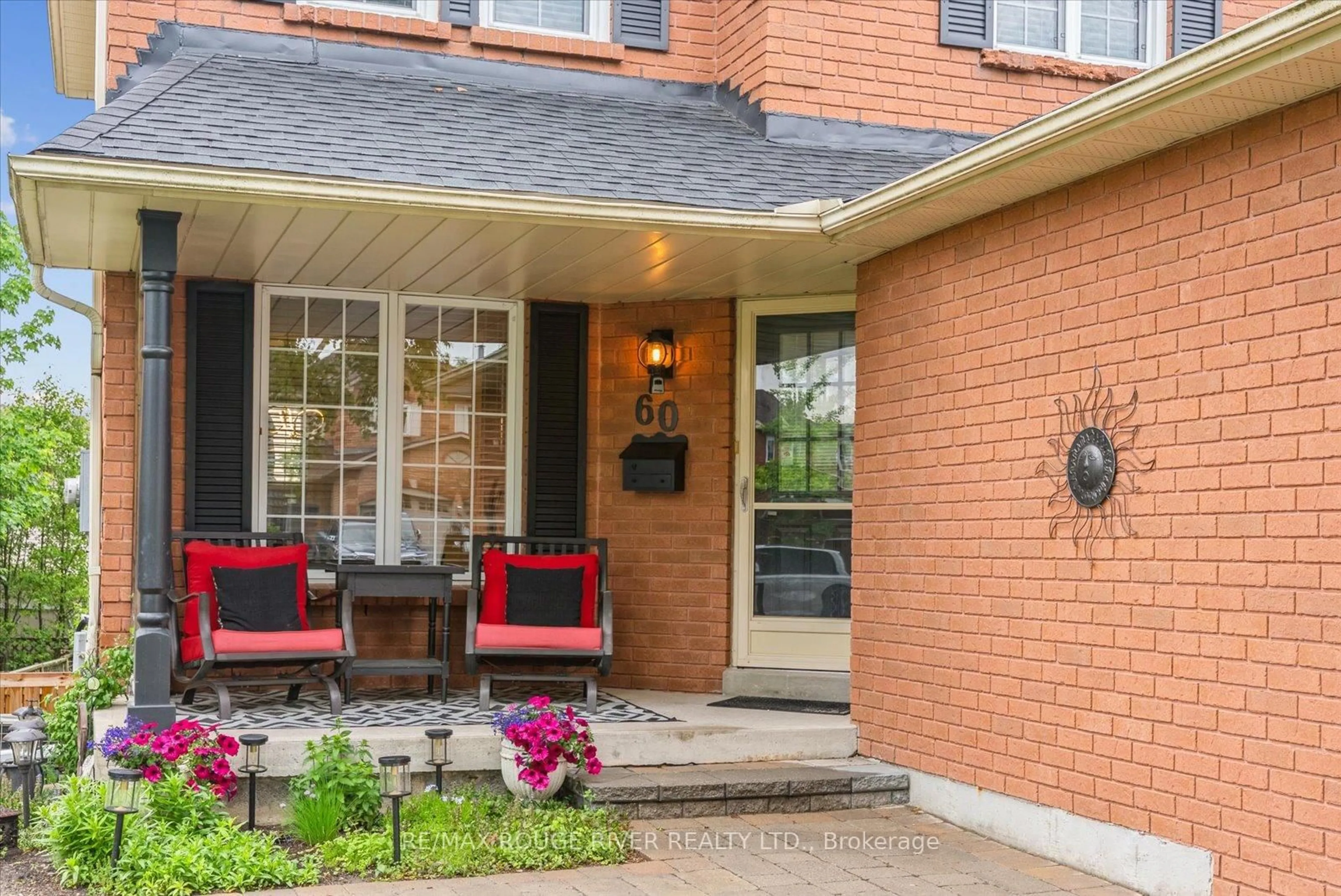 Home with brick exterior material, street for 60 Bonnycastle Dr, Clarington Ontario L1C 4S8