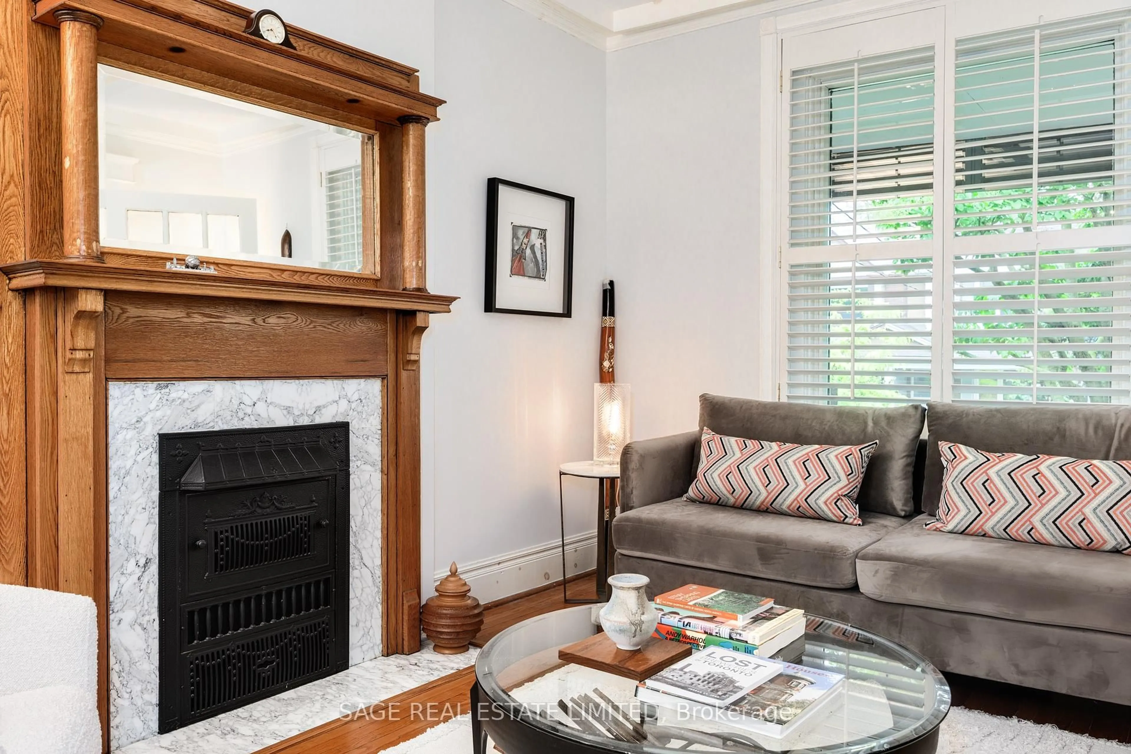 Living room with furniture, unknown for 4 Strathcona Ave, Toronto Ontario M4K 1K7
