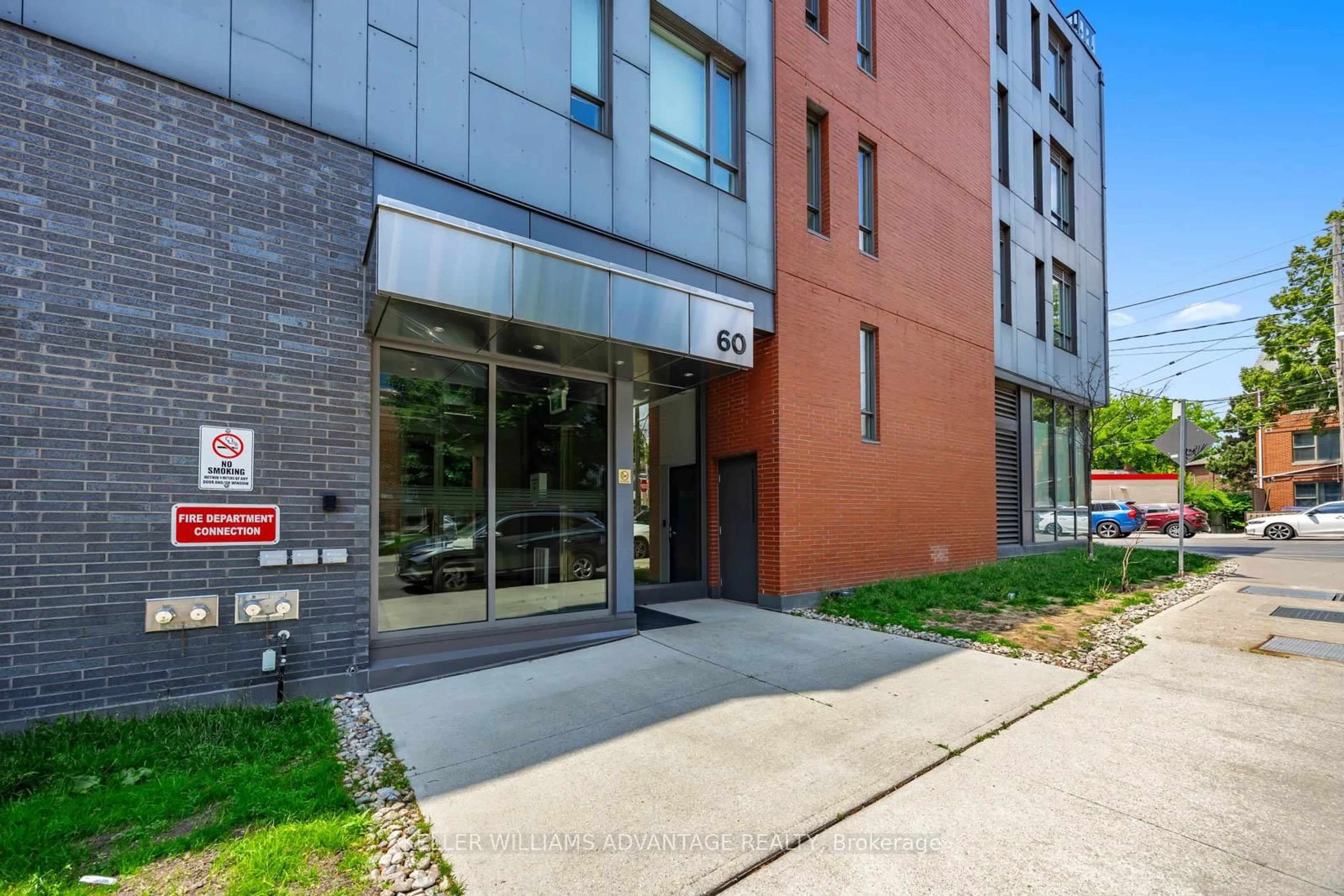 Indoor foyer for 60 Haslett Ave #502, Toronto Ontario M4L 1T6