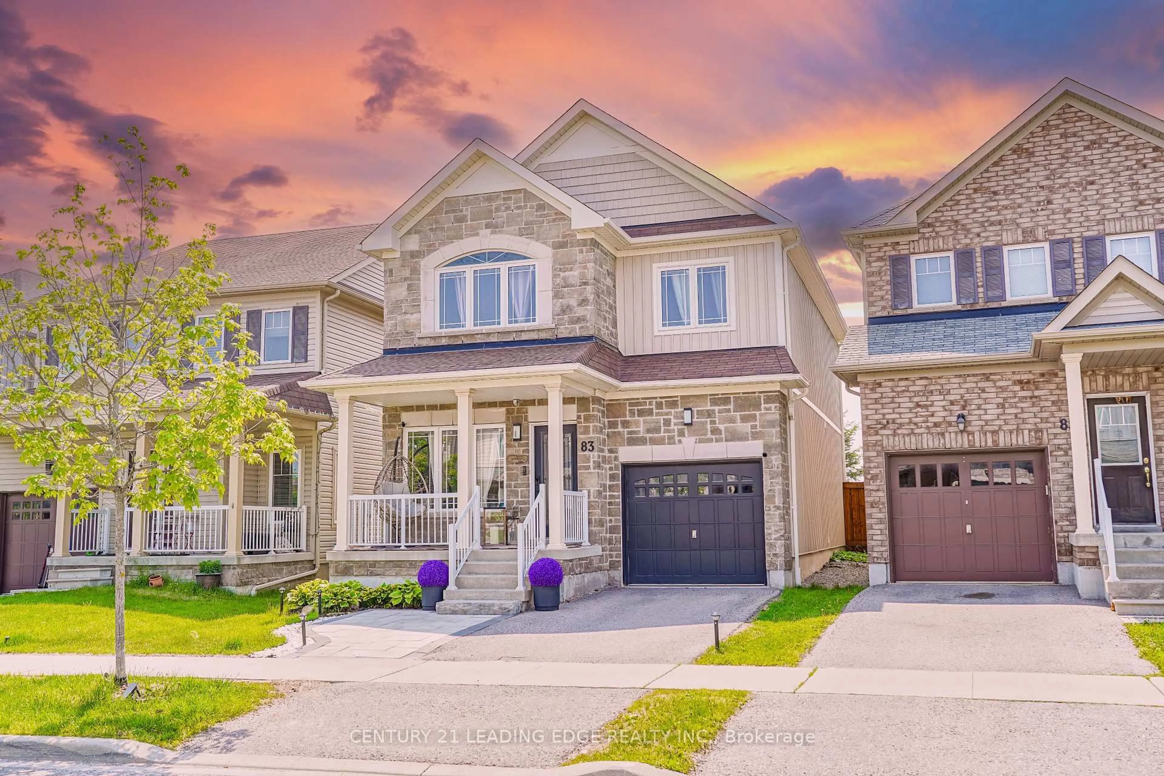 Home with brick exterior material, street for 83 Mantz Cres, Whitby Ontario L1R 0L2