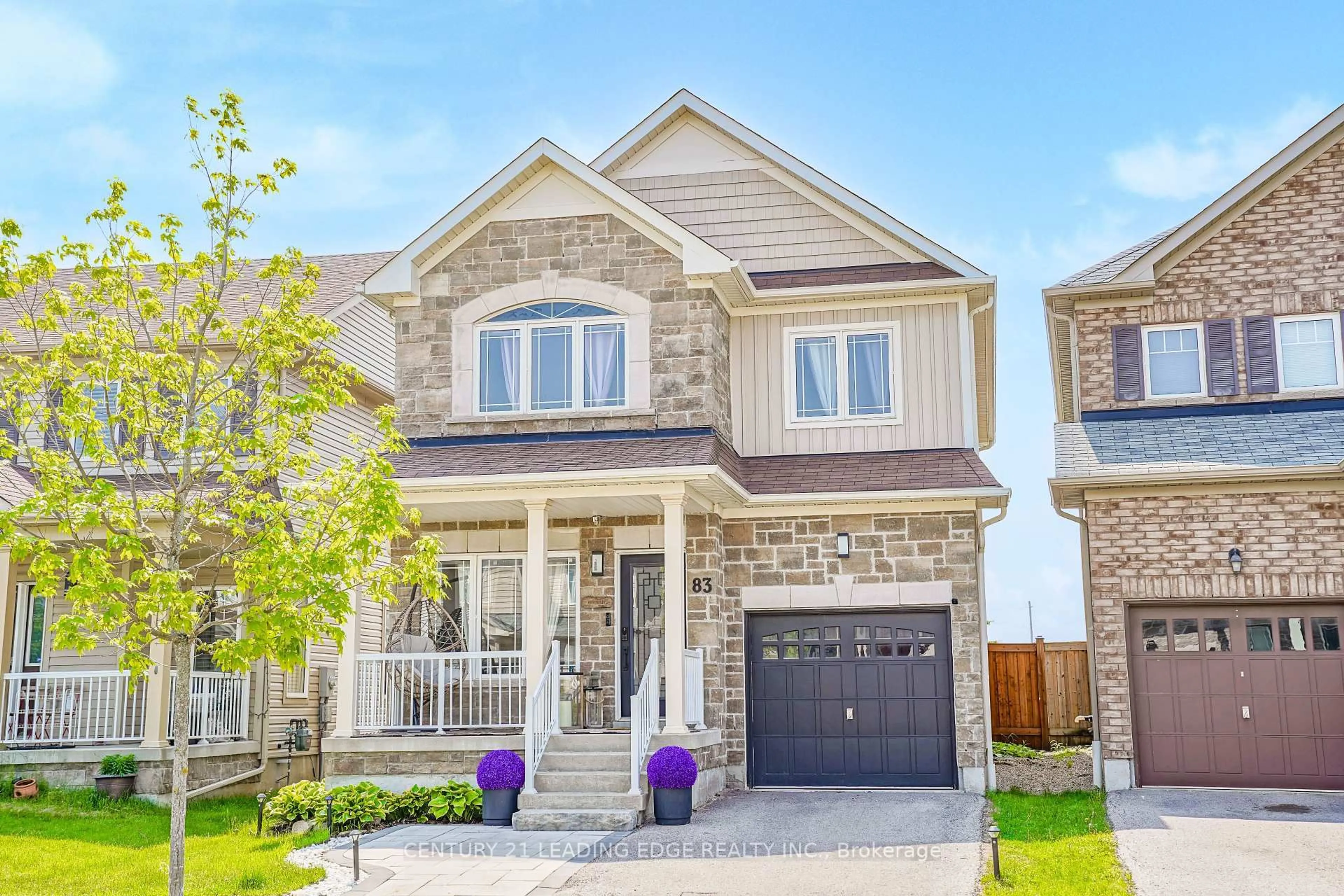 Home with brick exterior material, street for 83 Mantz Cres, Whitby Ontario L1R 0L2