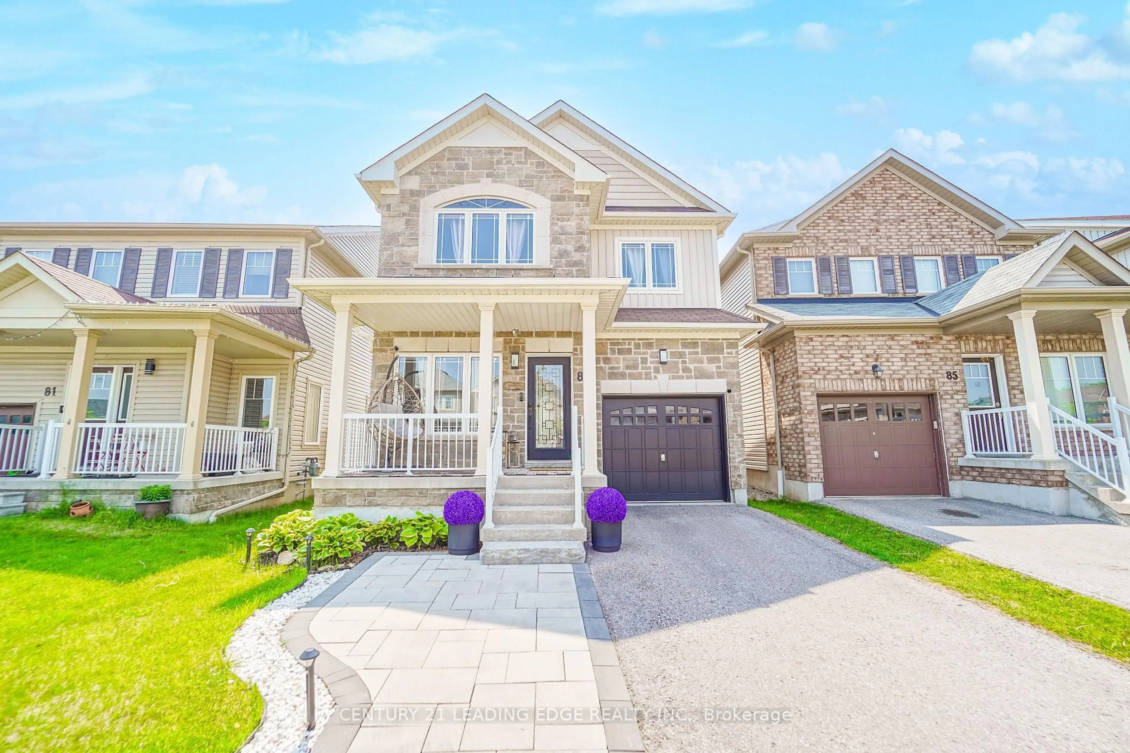 Home with brick exterior material, street for 83 Mantz Cres, Whitby Ontario L1R 0L2